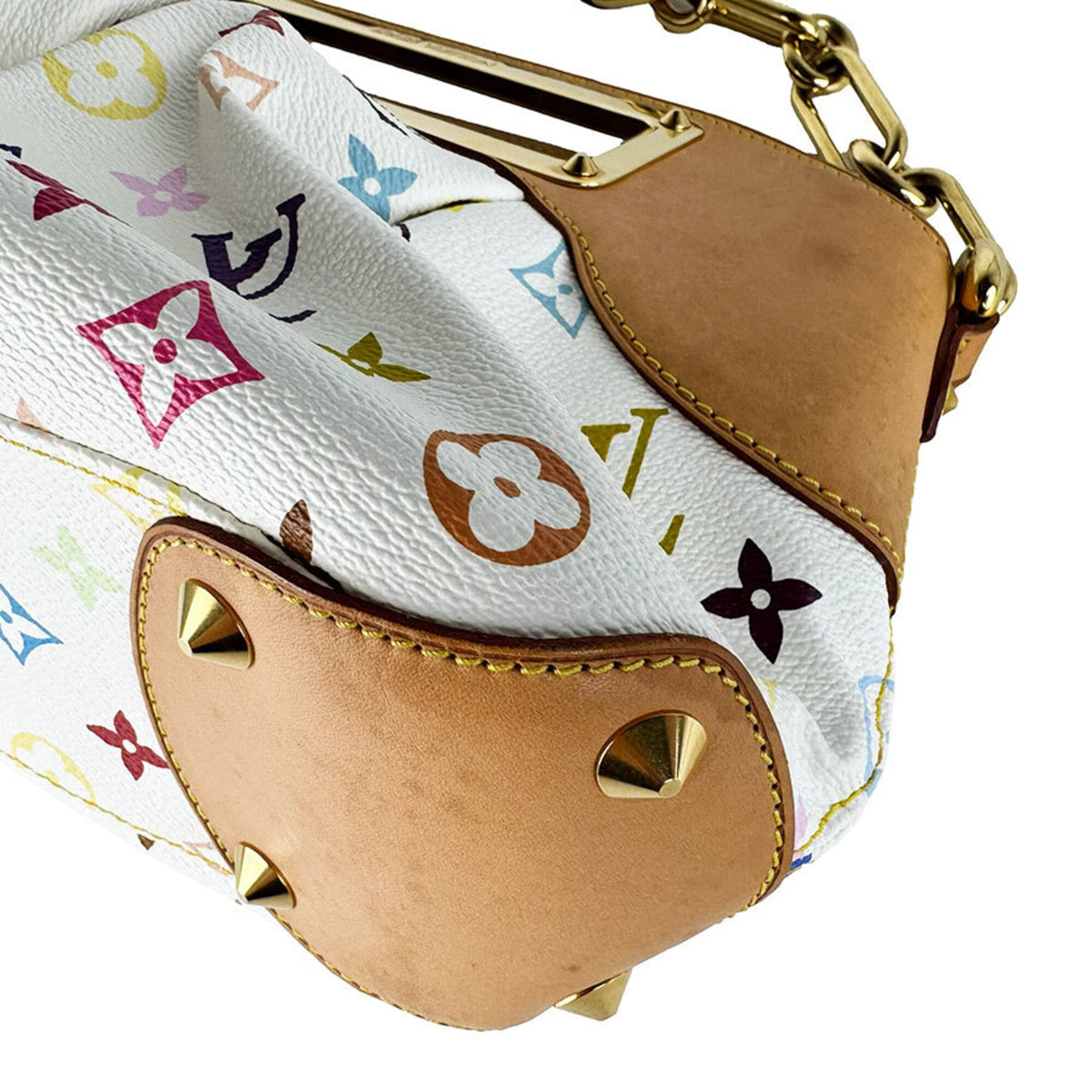 Louis Vuitton Blanc Multi-Color Monogram Multicolore Handbag (Pre-Owned)