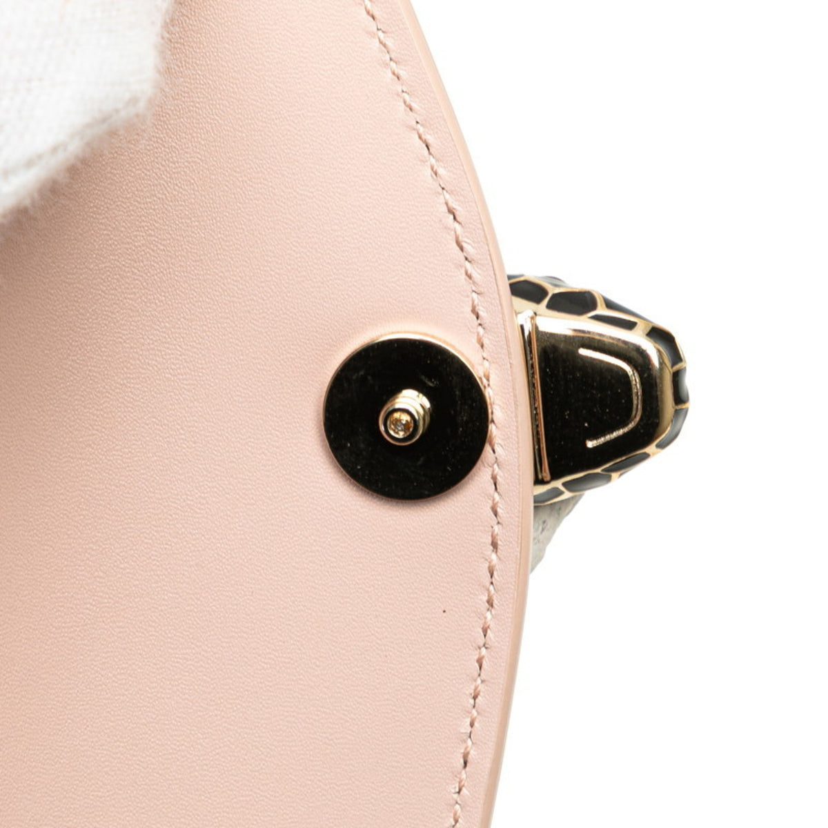 Bvlgari Pink Leather Wallet (Tri-Fold) (Pre-Owned)