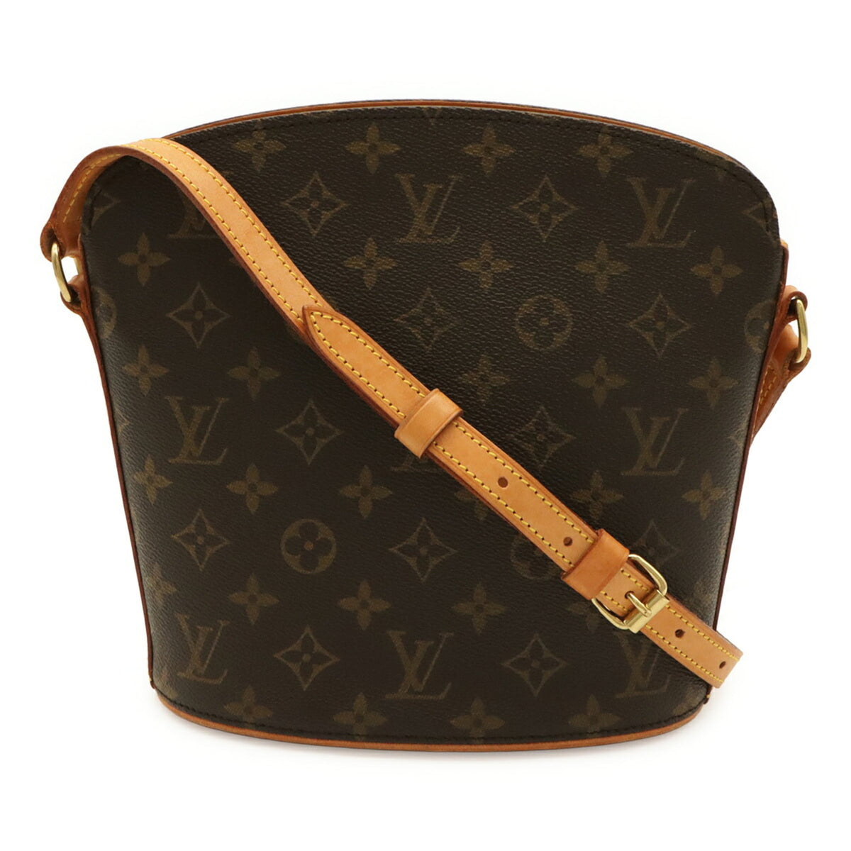 Louis Vuitton Brown Monogram Canvas Pvc Coated Canvas Shoulder Bag (Pre-Owned)