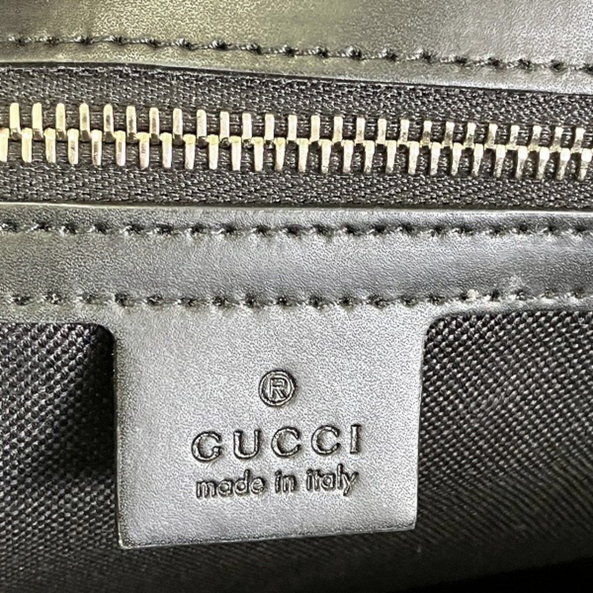 Gucci Black Gg Supreme Handbag Tote Bag (Pre-Owned)