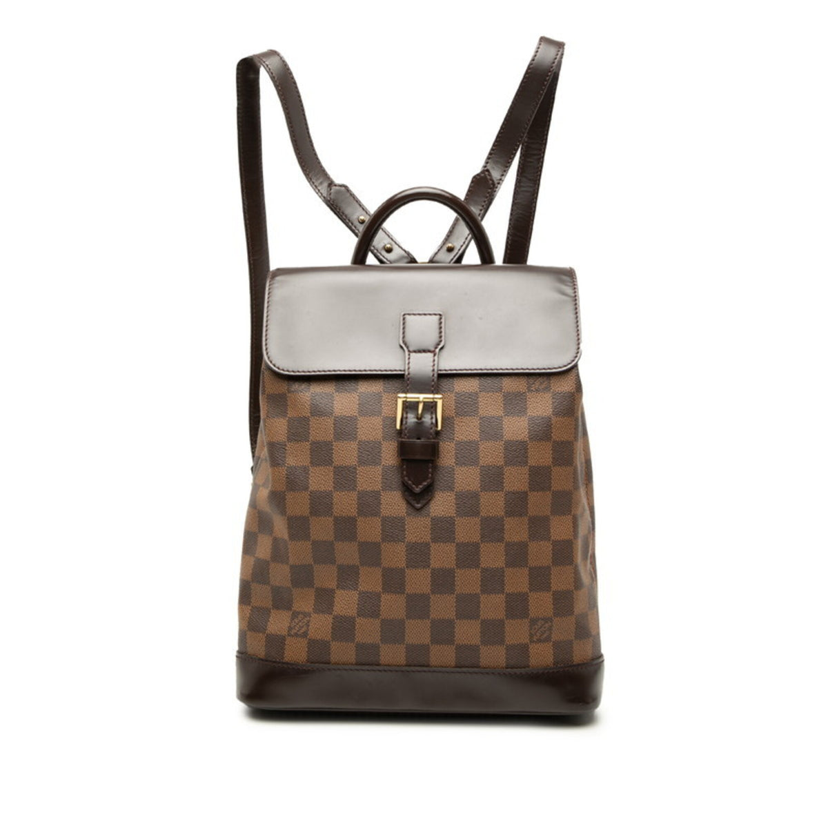 Louis Vuitton Brown Pvc Leather Backpack (Pre-Owned)