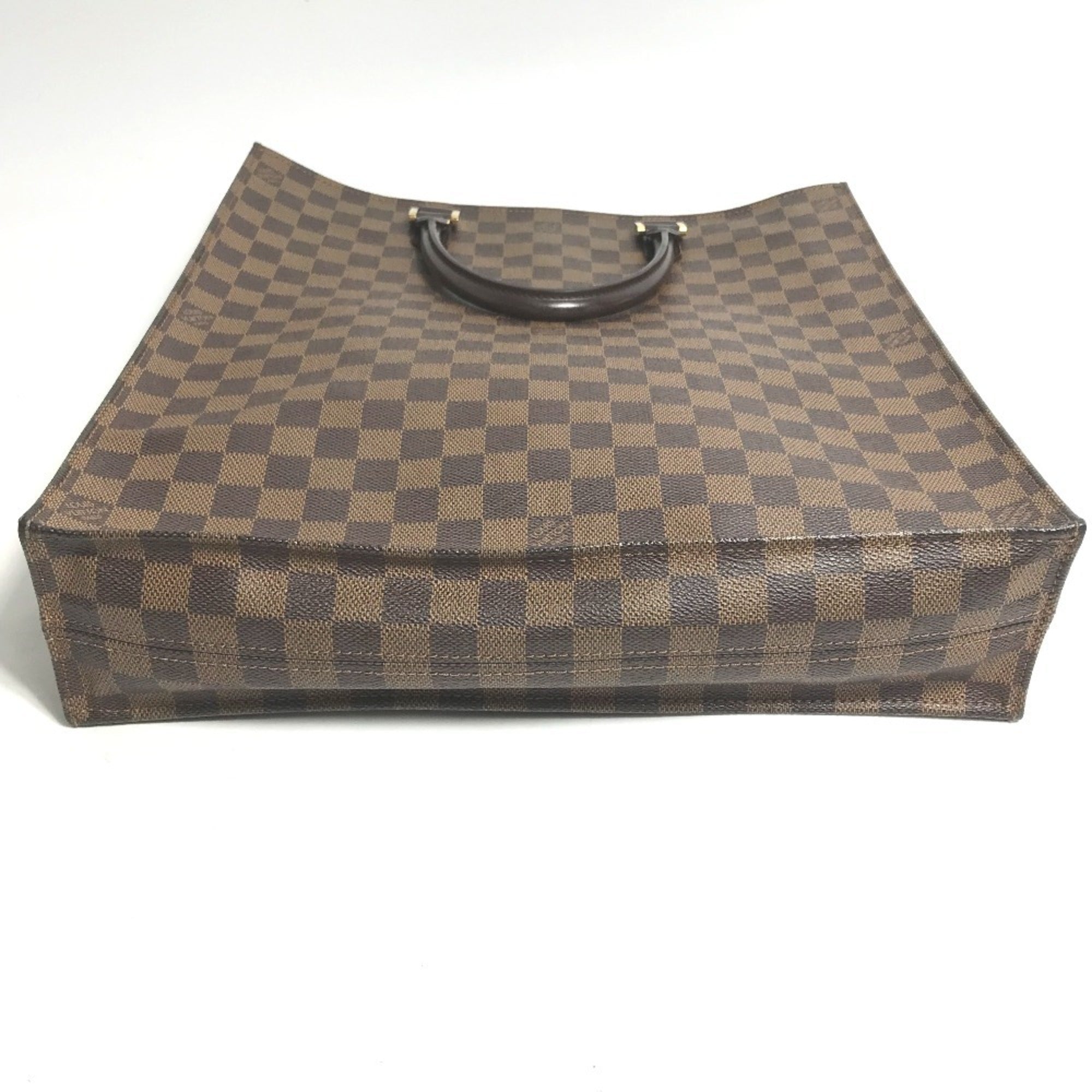 Louis Vuitton Brown Damier Canvas Ebene Damier Canvas Handbag Tote Bag (Pre-Owned)