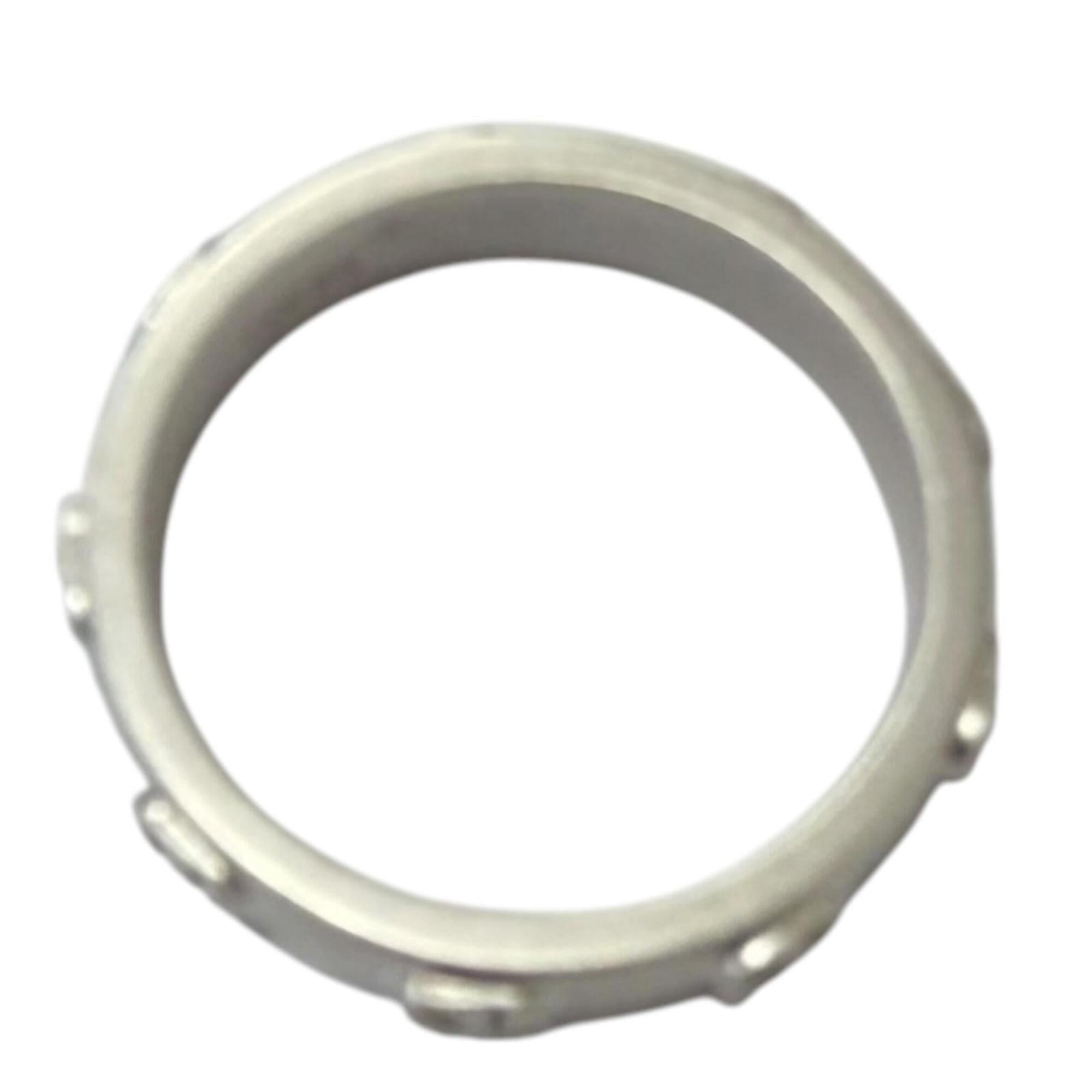 Dior Homme Silver Silver 925 Band Ring (Pre-Owned)