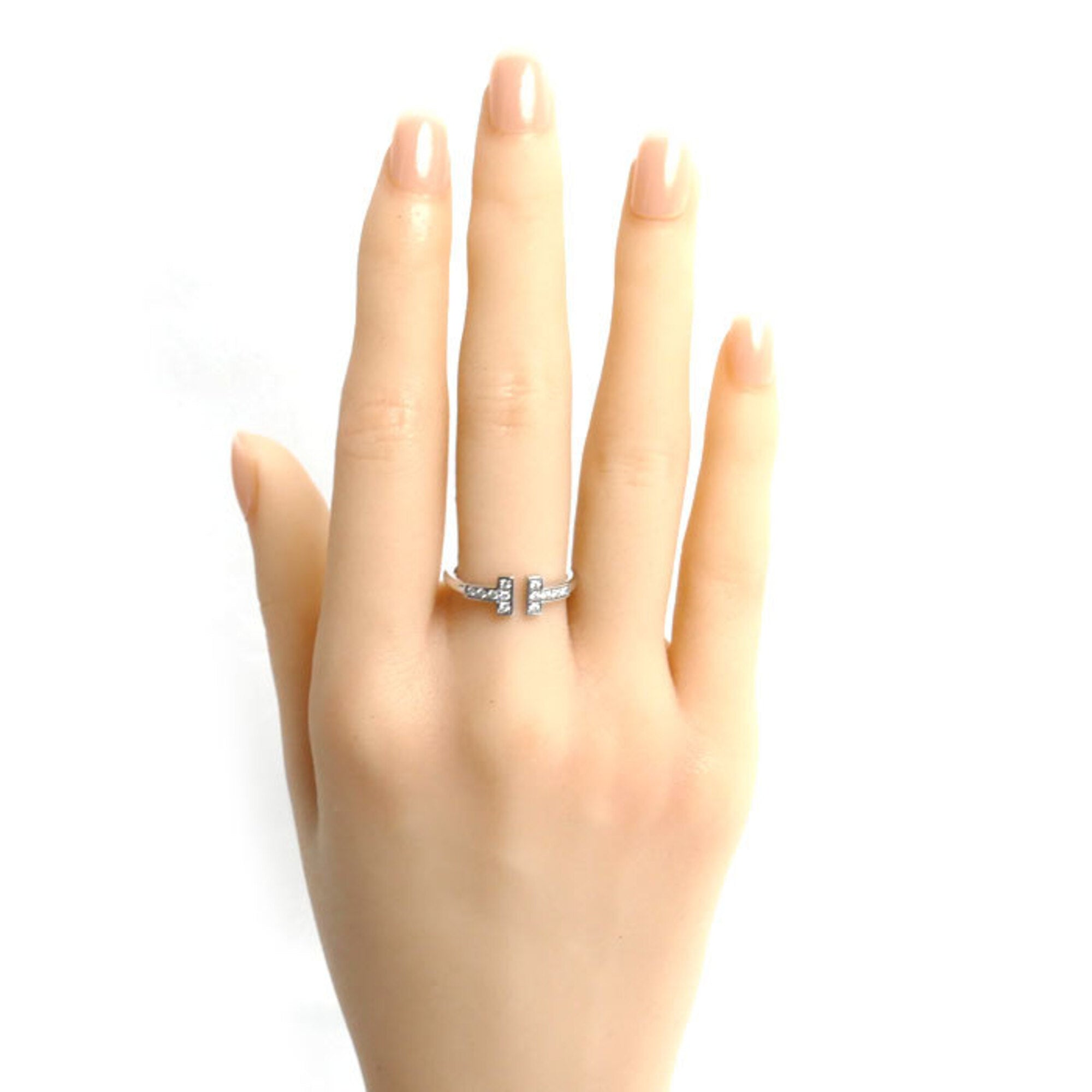 Tiffany White Gold (18K) Band Ring (Pre-Owned)