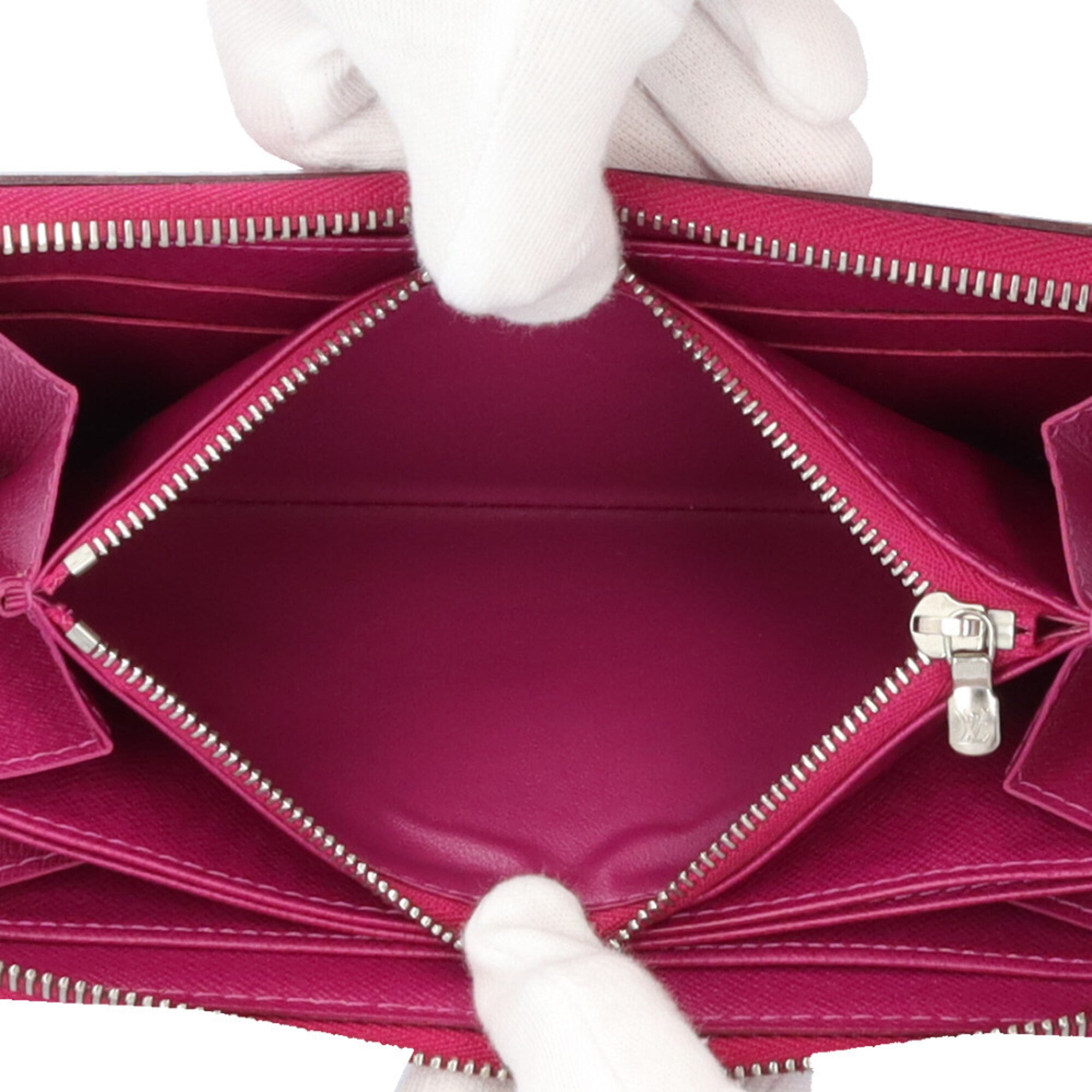 Louis Vuitton Epi Grenade Pink Epi Leather Long Wallet (Bi-Fold) (Pre-Owned)