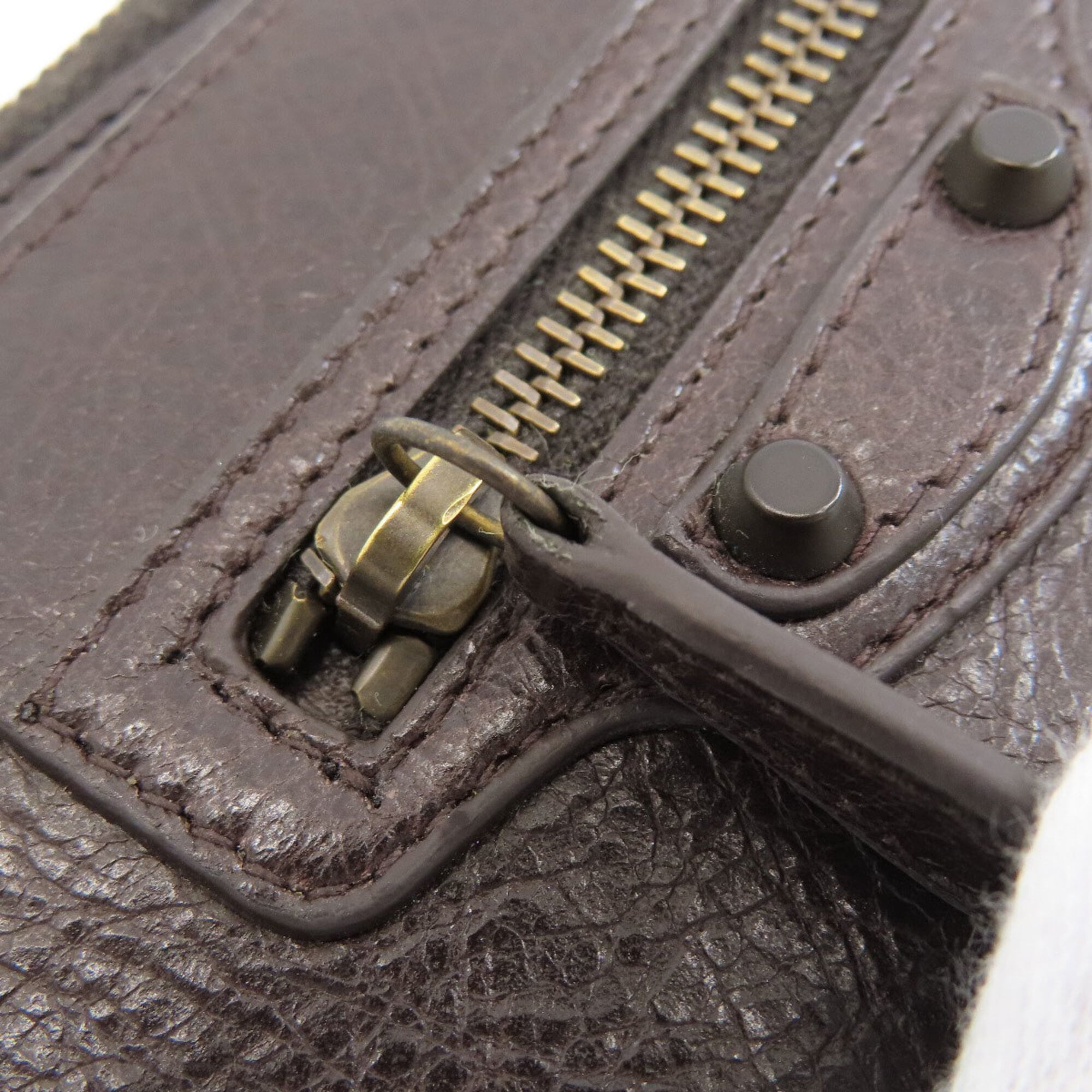 Balenciaga Dark Brown Leather Wallet (Bi-Fold) (Pre-Owned)