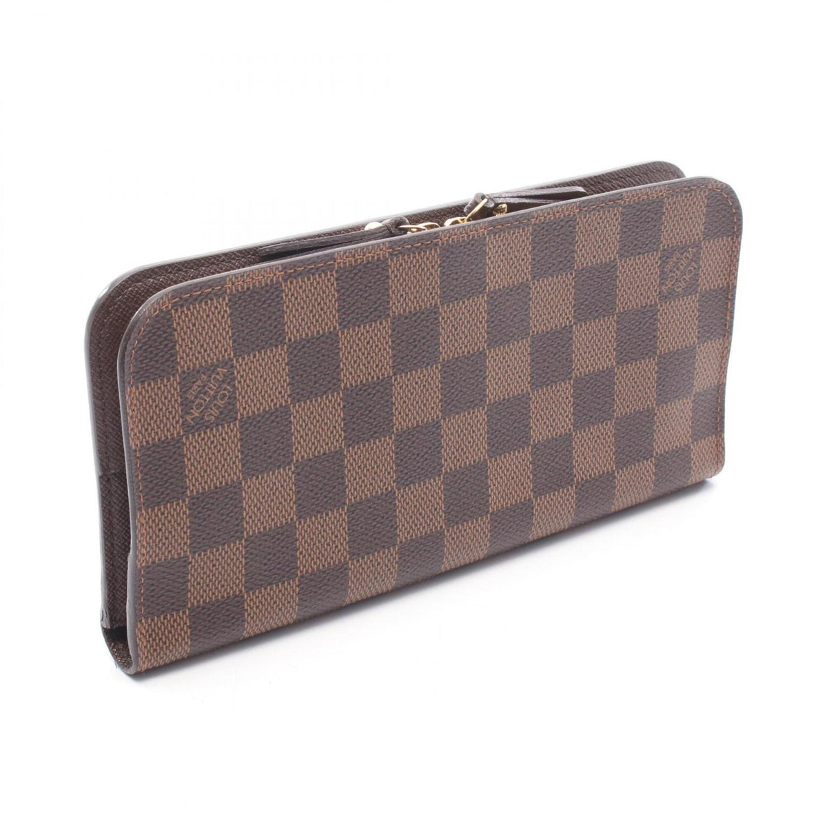 Louis Vuitton Brown Pvc Long Wallet (Bi-Fold) (Pre-Owned)