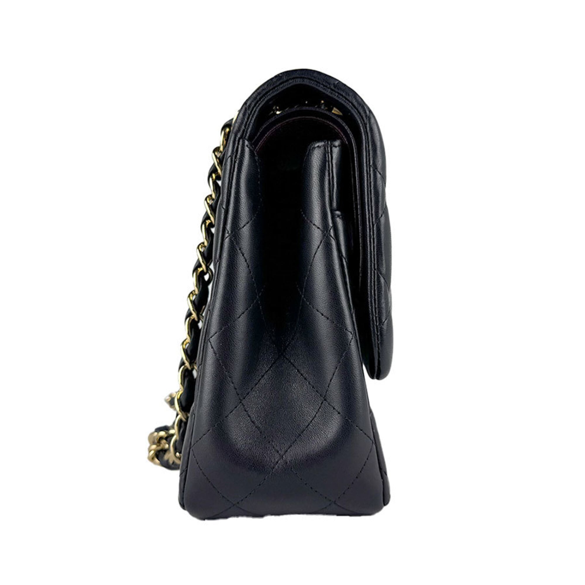 Chanel Black Leather Shoulder Bag (Pre-Owned)