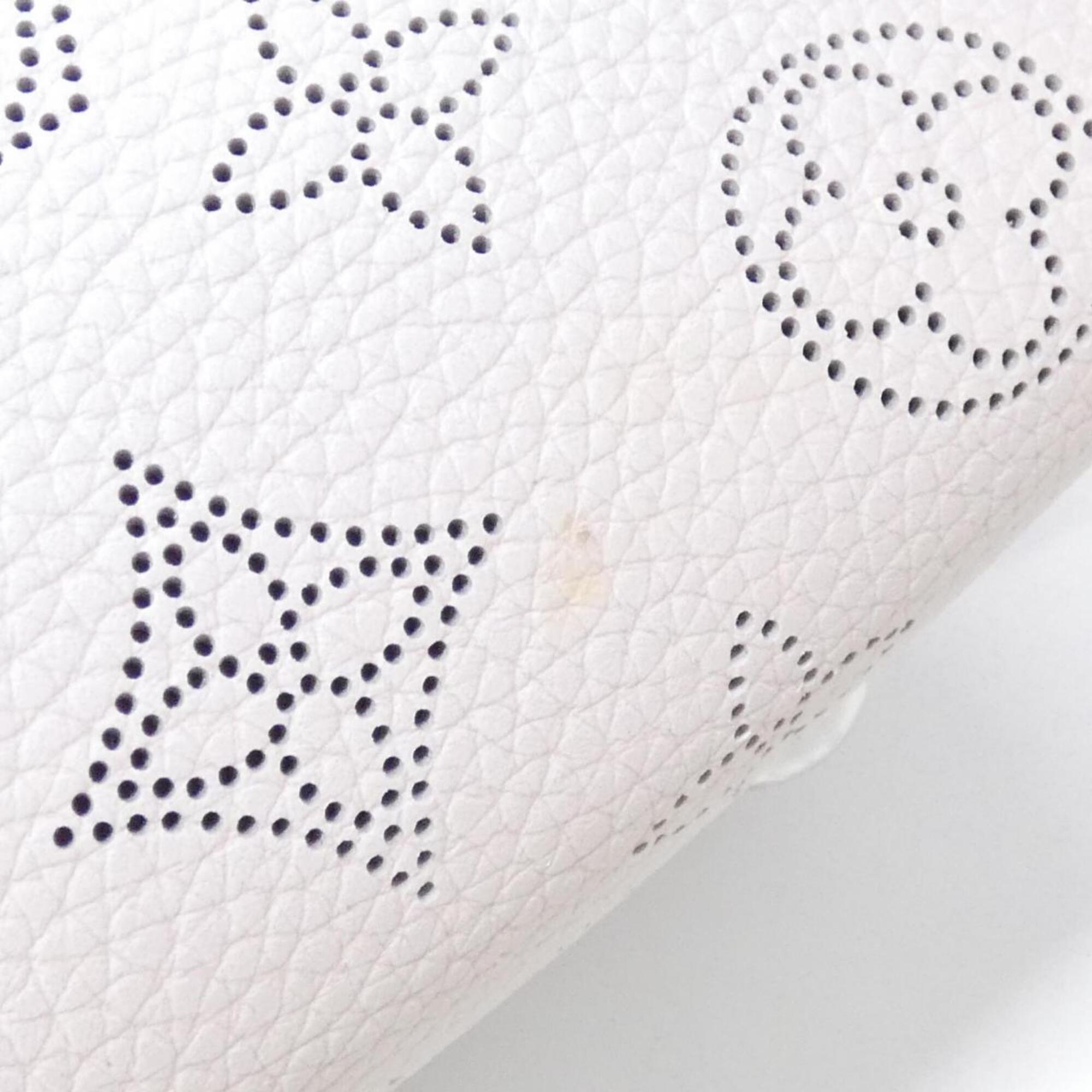 Louis Vuitton Mahina Lilac Leather Shoulder Bag (Pre-Owned)