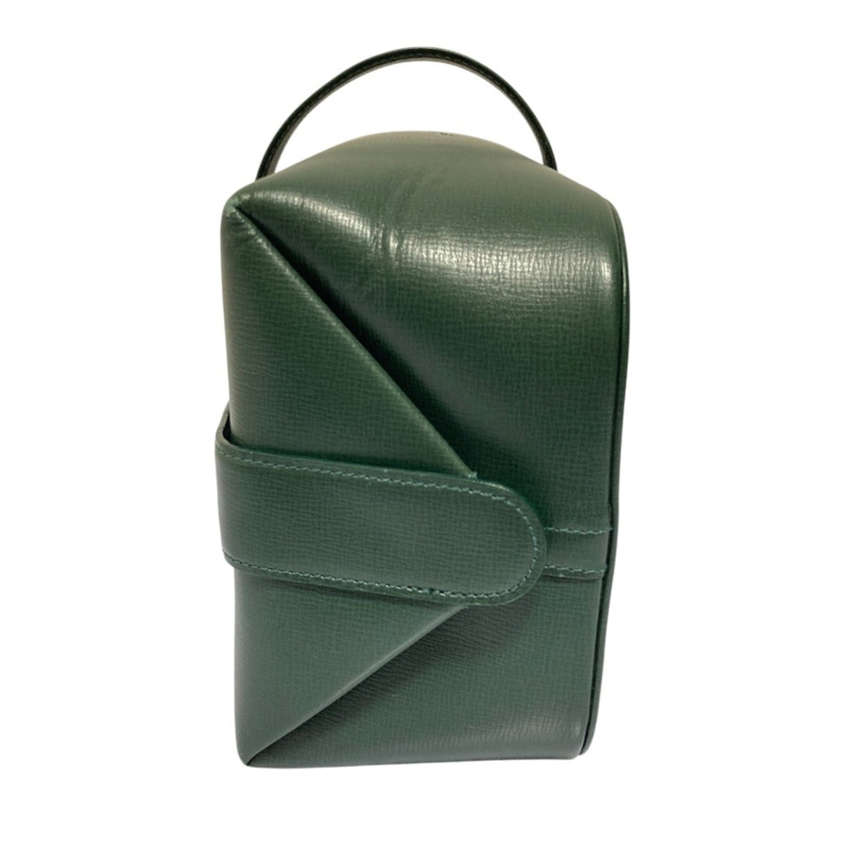 Valextra Green Leather Handbag (Pre-Owned)
