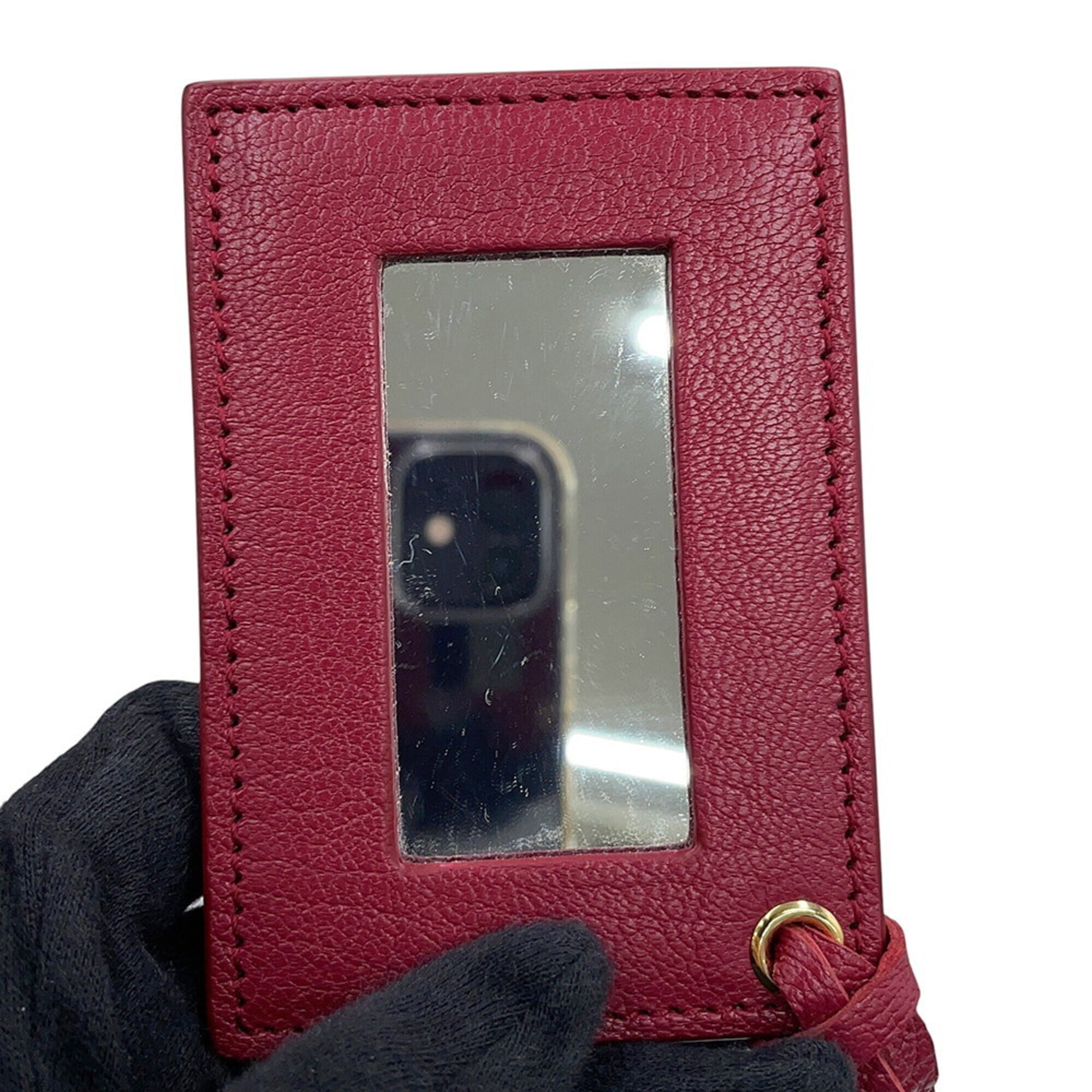 Balenciaga Wine Leather Handbag (Pre-Owned)