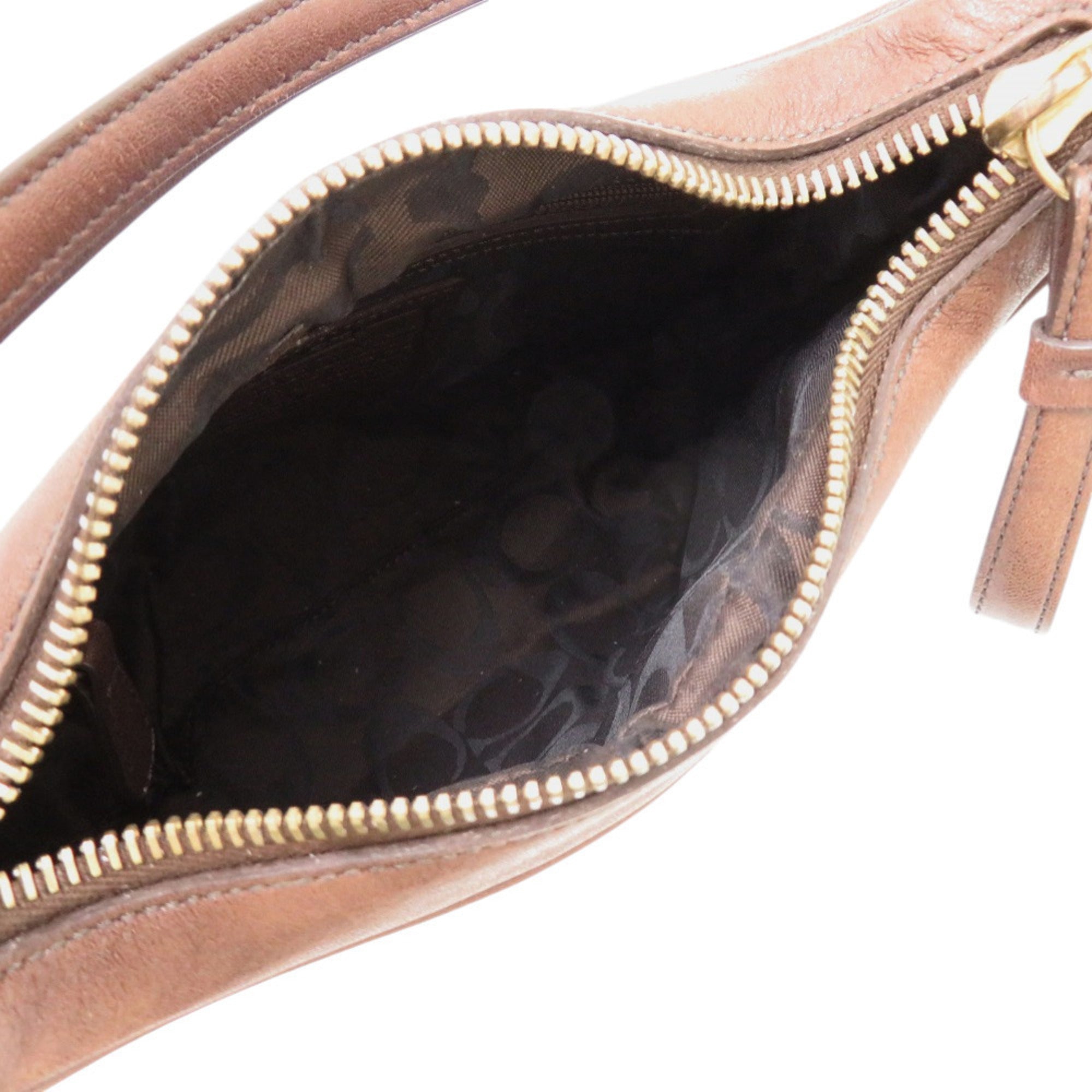 Coach Brown Leather Shoulder Bag (Pre-Owned)