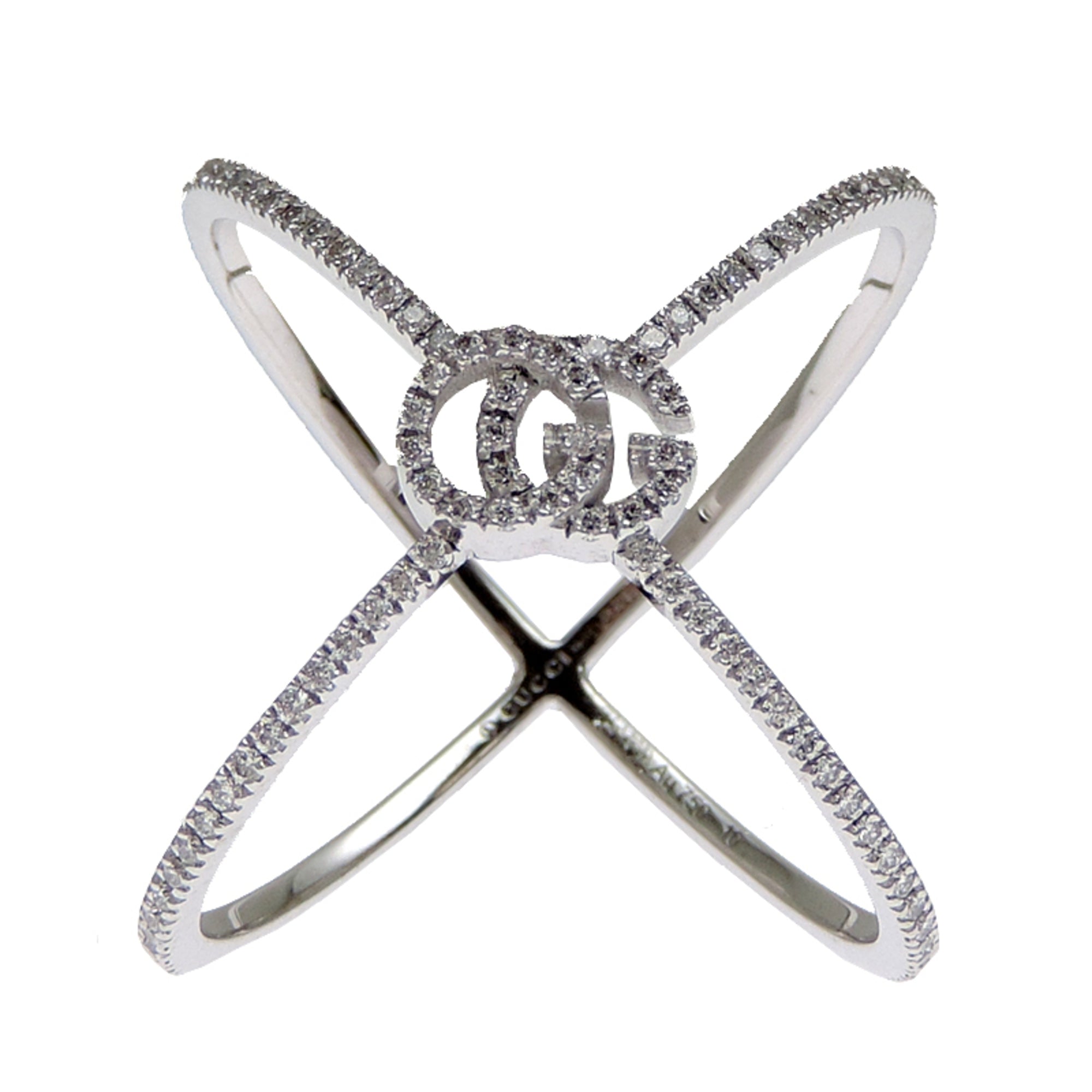 Gucci White Gold (18K) Band Ring (Pre-Owned)