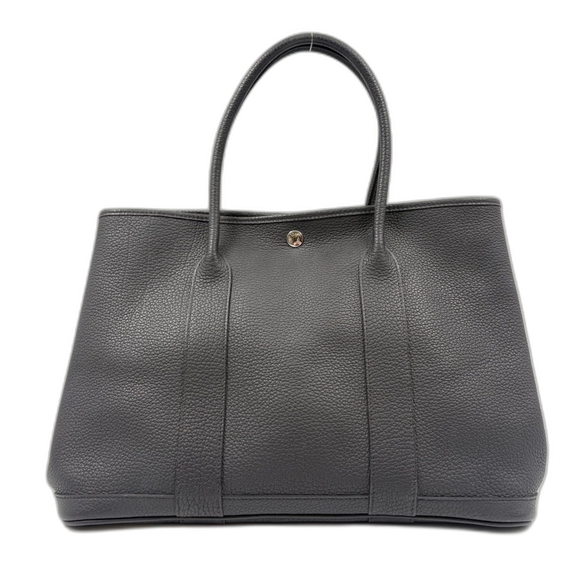Hermes Garden Gray Handbag (Pre-Owned)
