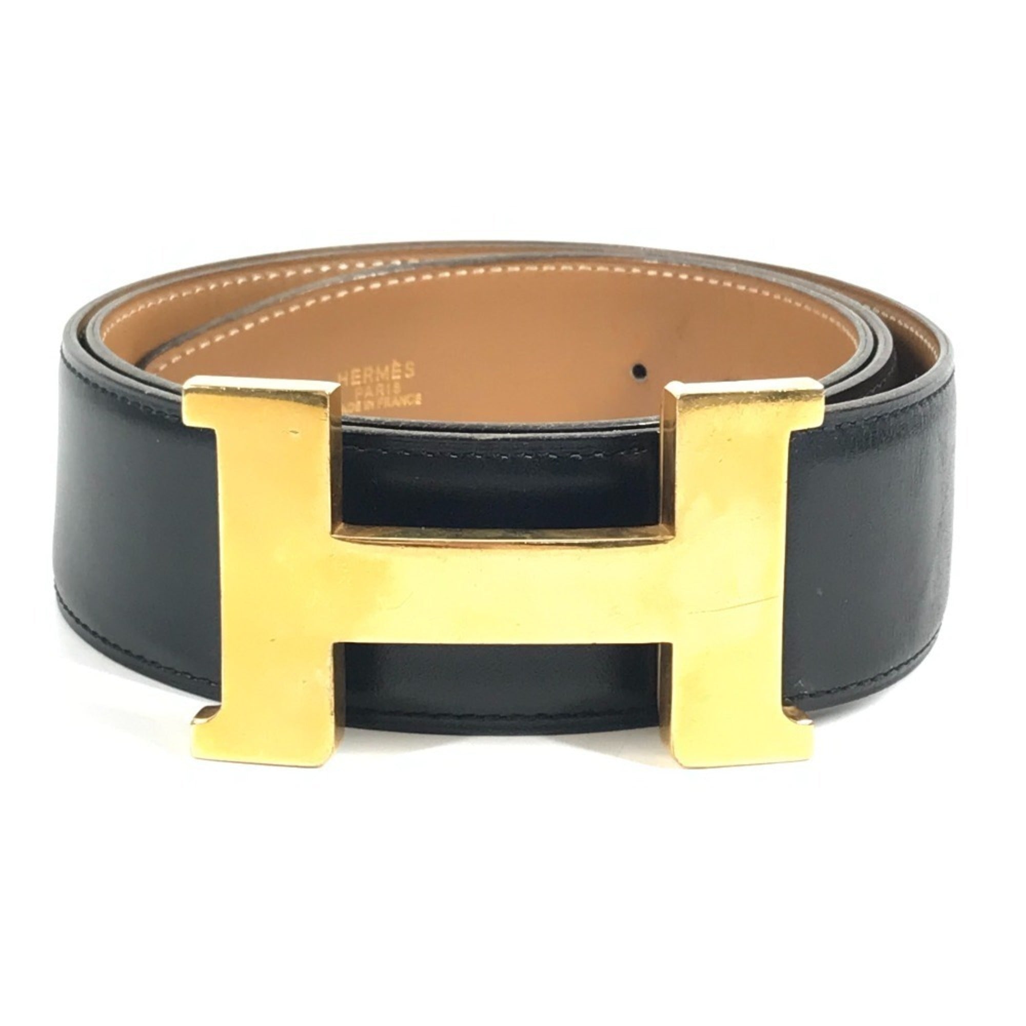 Hermes Constance Black Standard Belt (Pre-Owned)