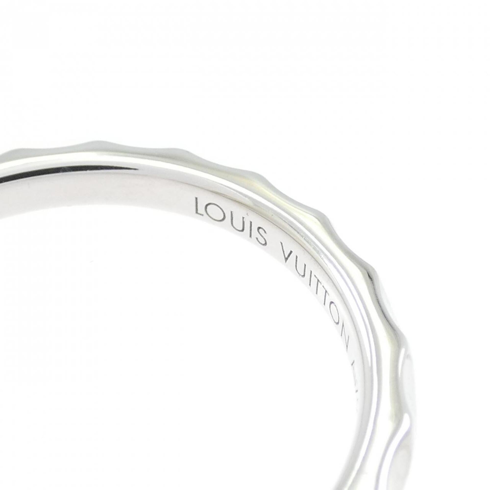 Louis Vuitton White Gold (18K) Band Ring (Pre-Owned)