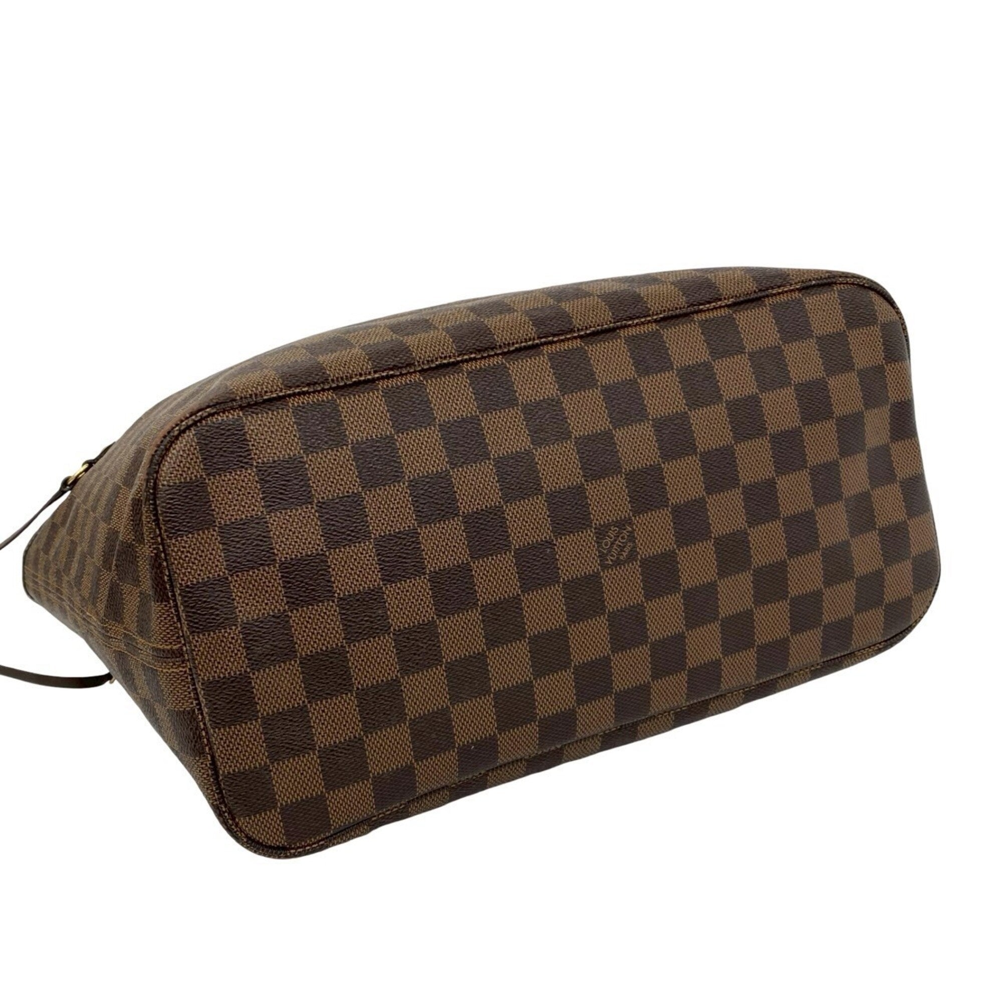 Louis Vuitton Brown Leather Pvc Handbag Shoulder Bag Tote Bag (Pre-Owned)