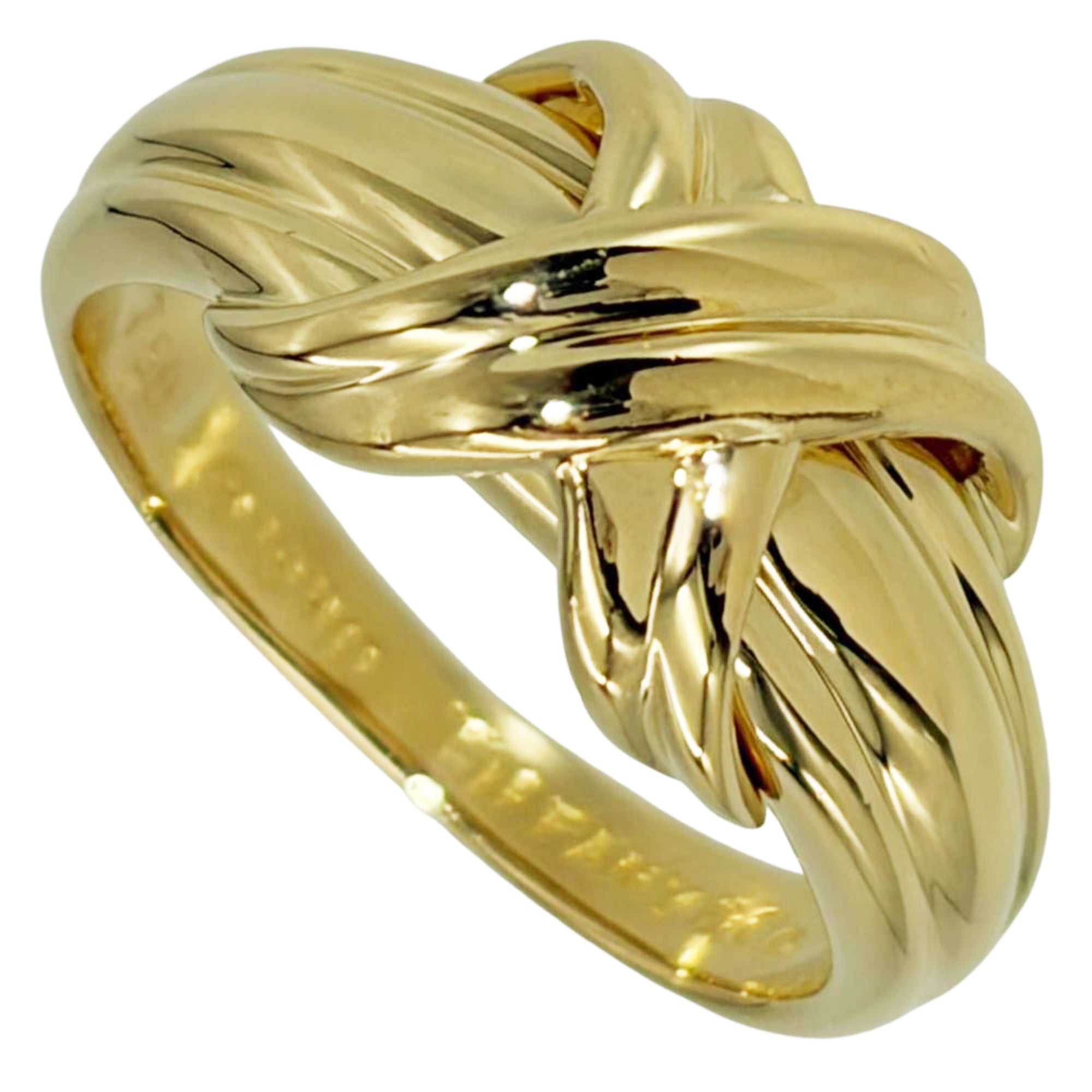 Tiffany Yellow Gold (18K) Band Ring (Pre-Owned)