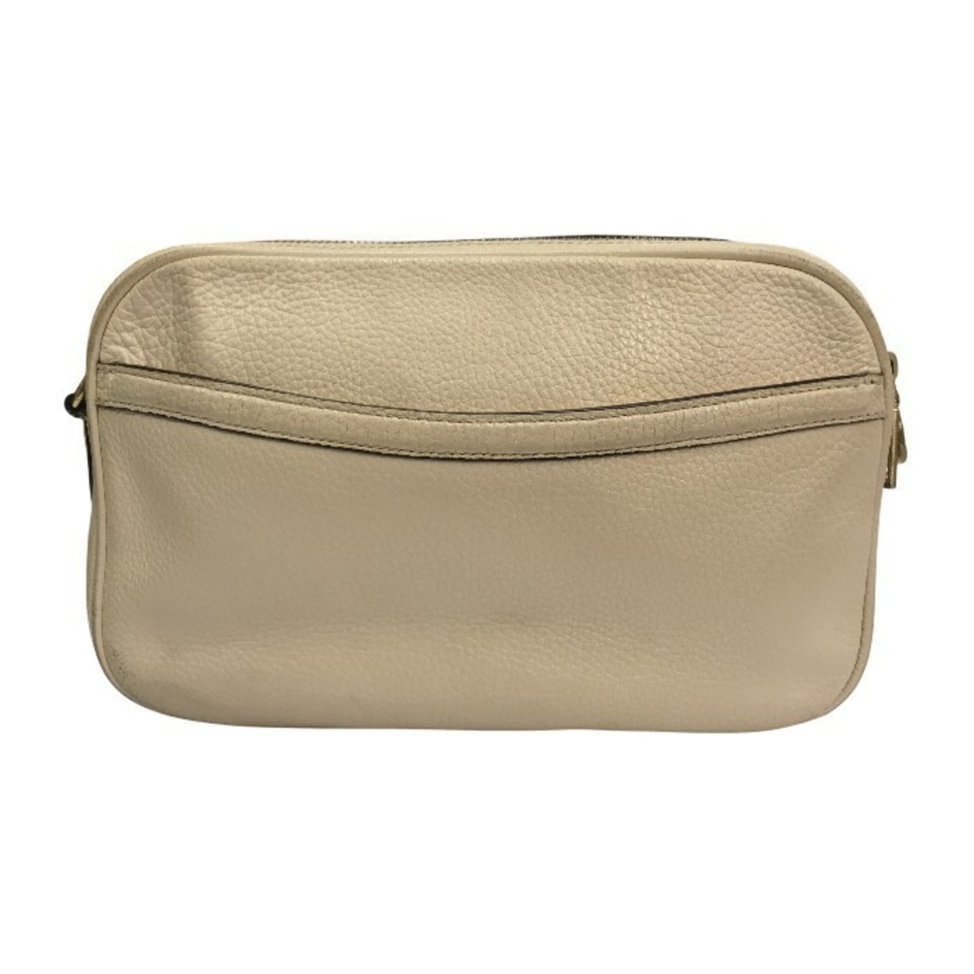 Coach Ivory Leather Shoulder Bag (Pre-Owned)