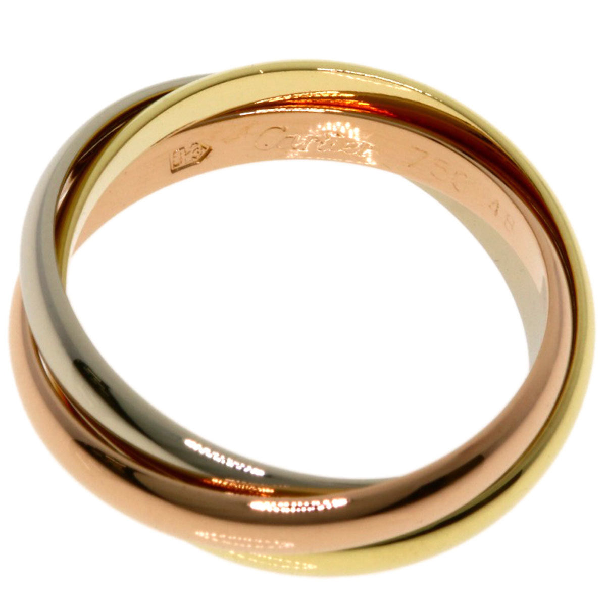 Cartier Yellow Gold (18K) Pink Gold (18K) White Gold (18K) Band Ring (Pre-Owned)