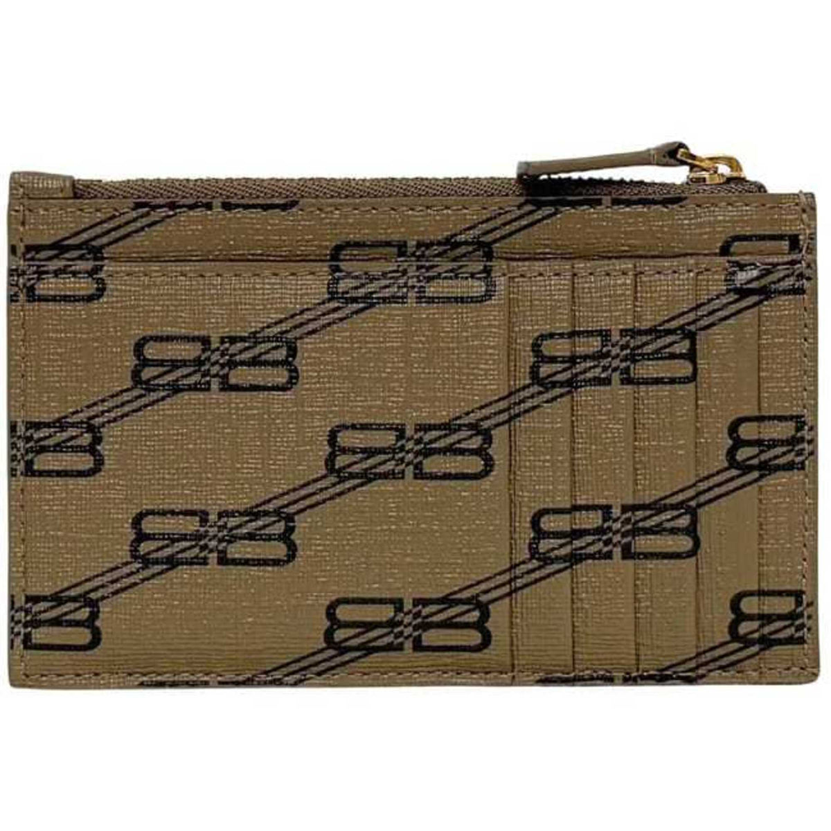 Balenciaga Beige Pvc Leather Coin Purse/Coin Case (Pre-Owned)