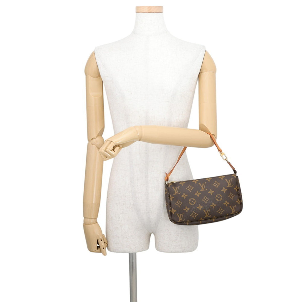 Louis Vuitton Monogram Brown Monogram Handbag Pochette (Pre-Owned)