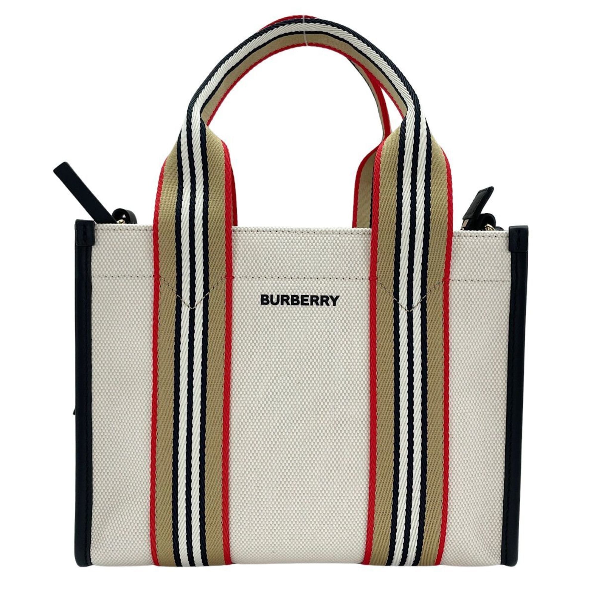 Burberry Multi-Color Canvas Tote Bag (Pre-Owned)