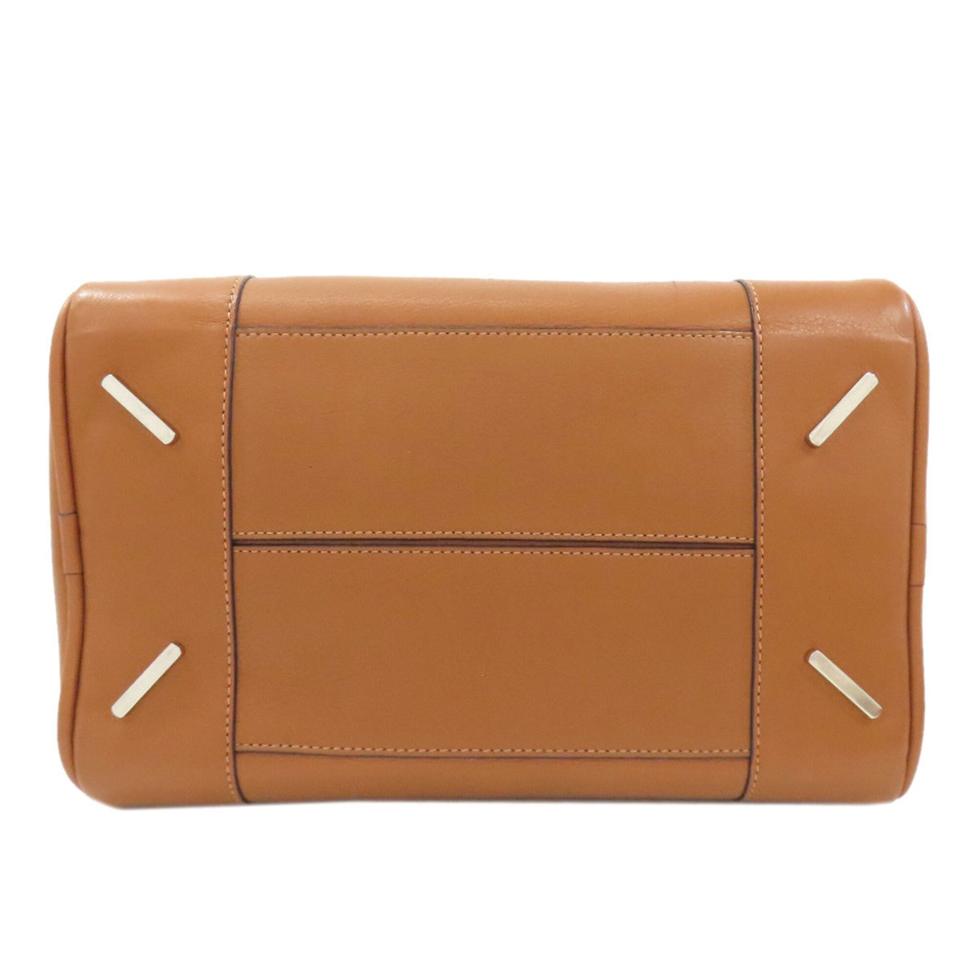Loewe Amazona Brown Leather Handbag (Pre-Owned)