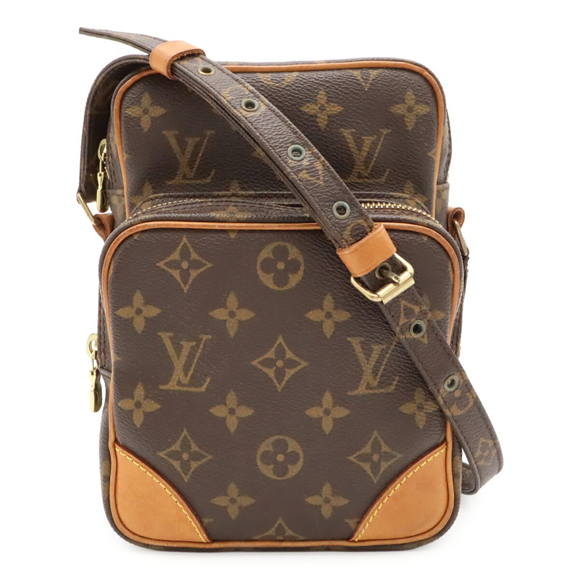 Louis Vuitton Brown Monogram Canvas Pochette Shoulder Bag (Pre-Owned)