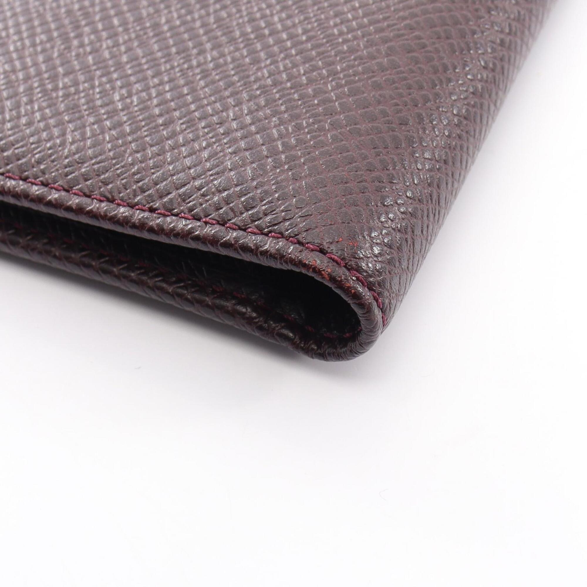 Louis Vuitton Bordeaux Leather Long Wallet (Bi-Fold) (Pre-Owned)