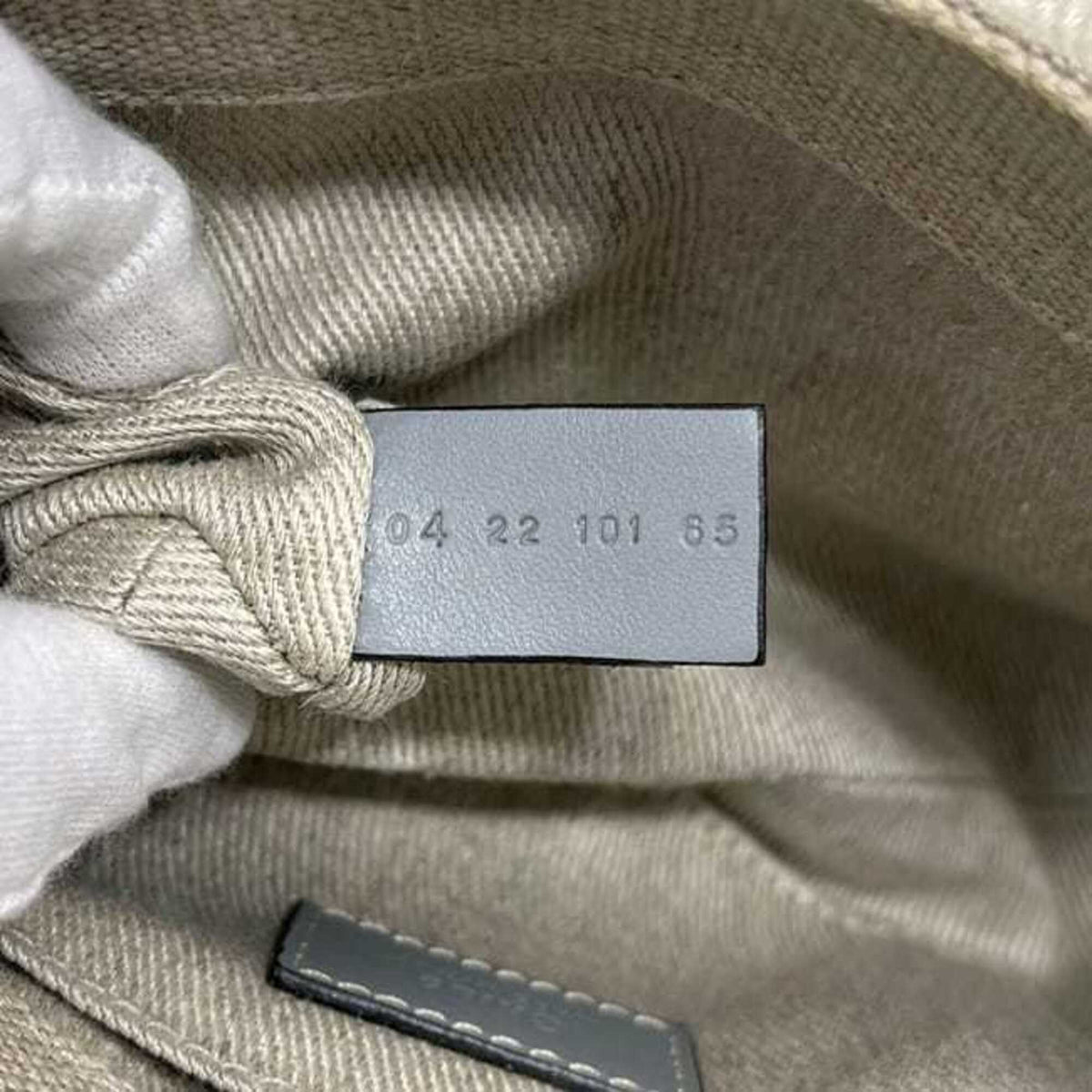 Chloé Beige Light Blue Canvas Leather Shoulder Bag (Pre-Owned)