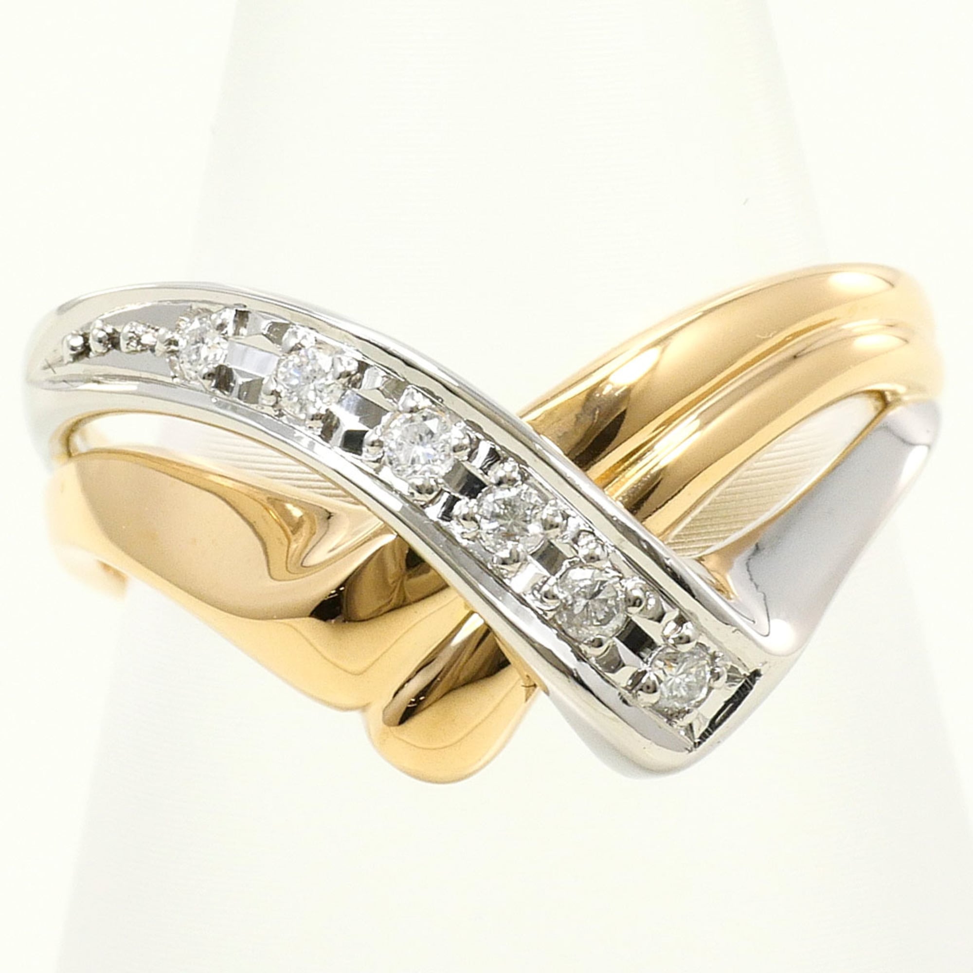 Unbranded Platinum Yellow Gold Yellow Gold (18K) Platinum Band Ring (Pre-Owned)