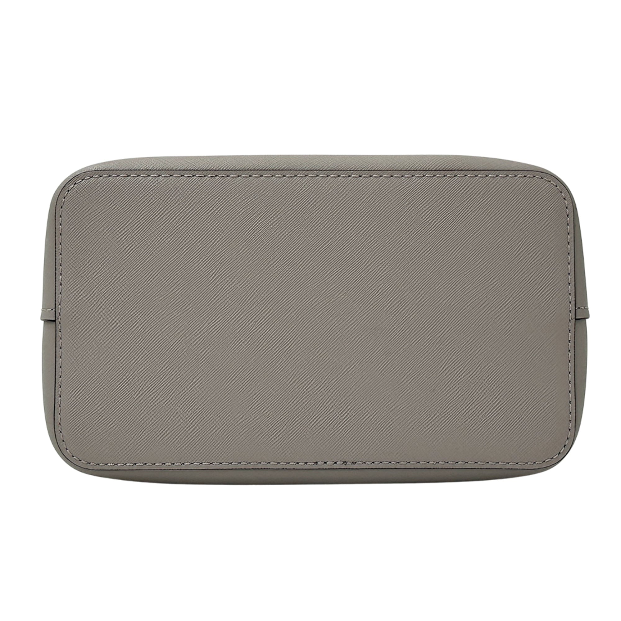 Michael Kors Gray White Leather Handbag Shoulder Bag (Pre-Owned)