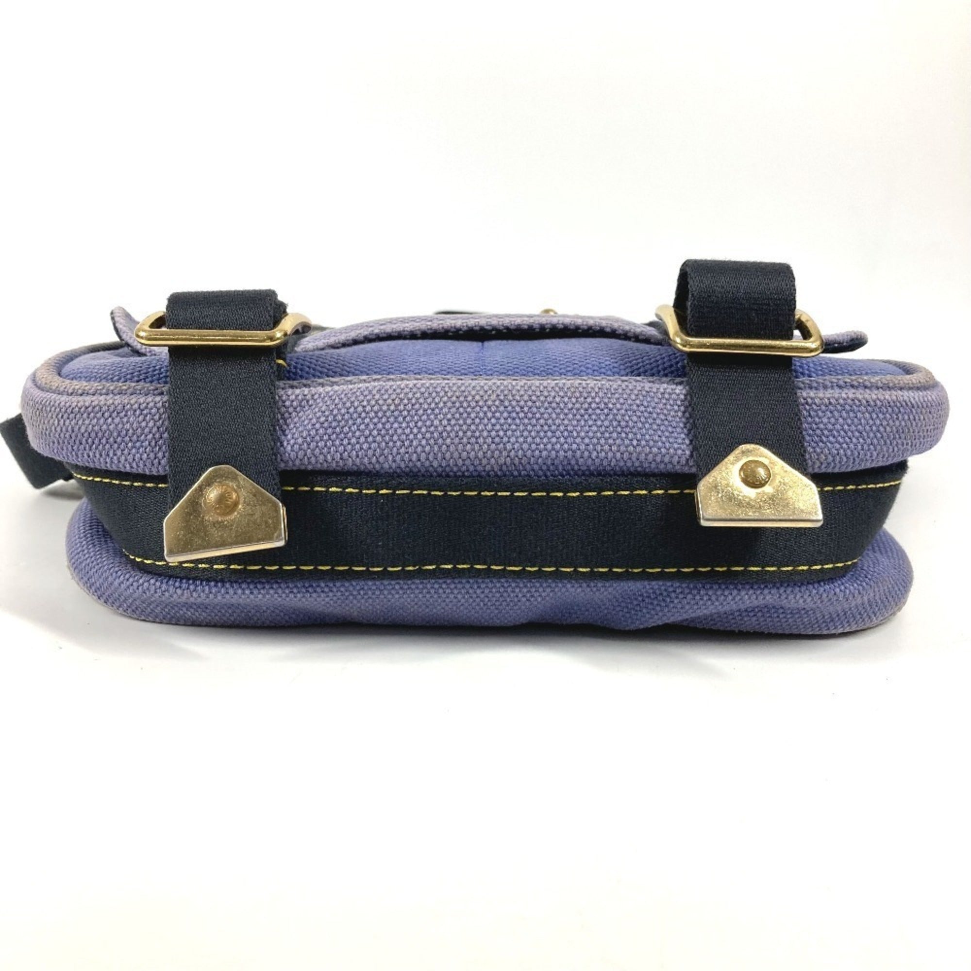 Louis Vuitton Blue Canvas Shoulder Bag Tote Bag (Pre-Owned)