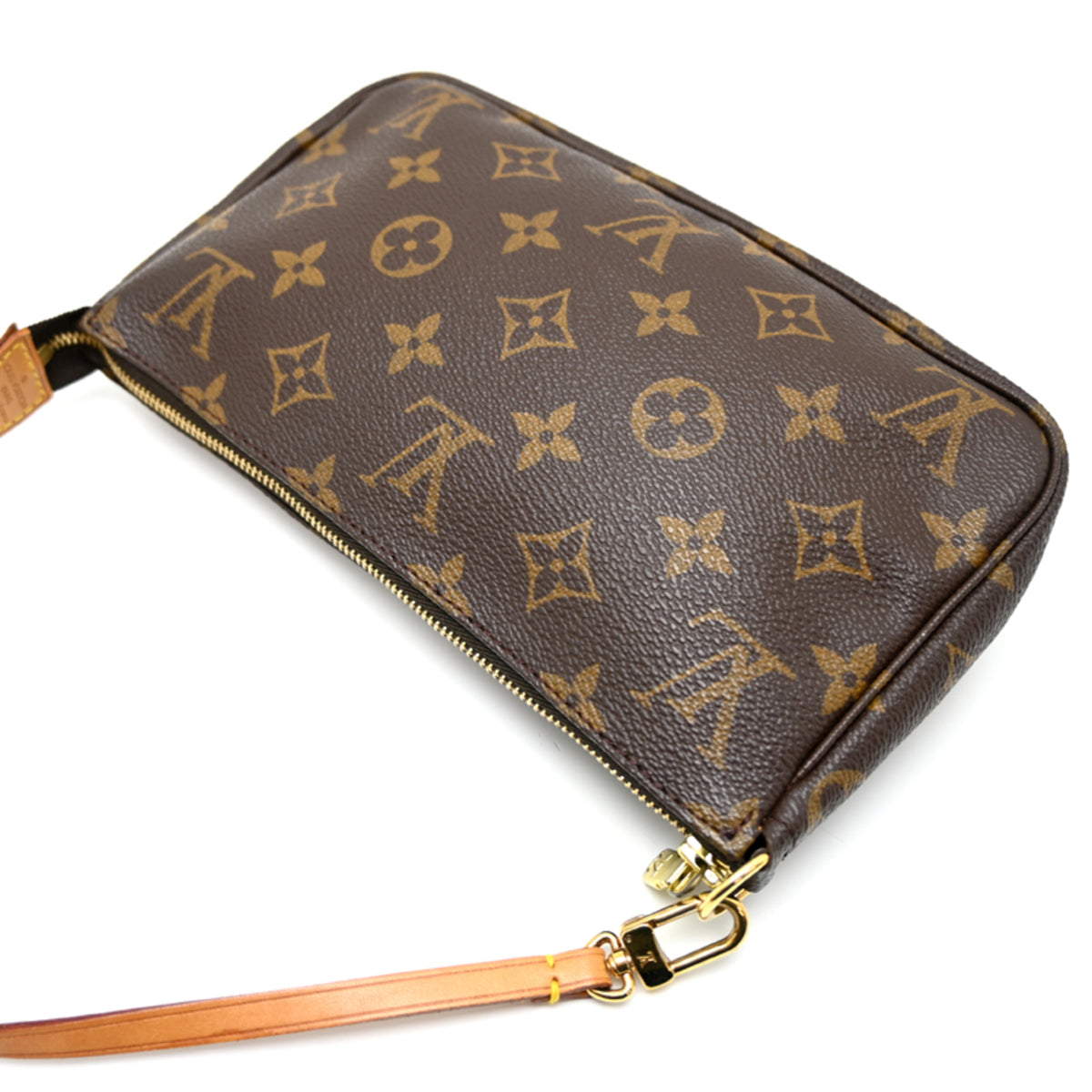 Louis Vuitton Brown Monogram Pochette Shoulder Bag (Pre-Owned)