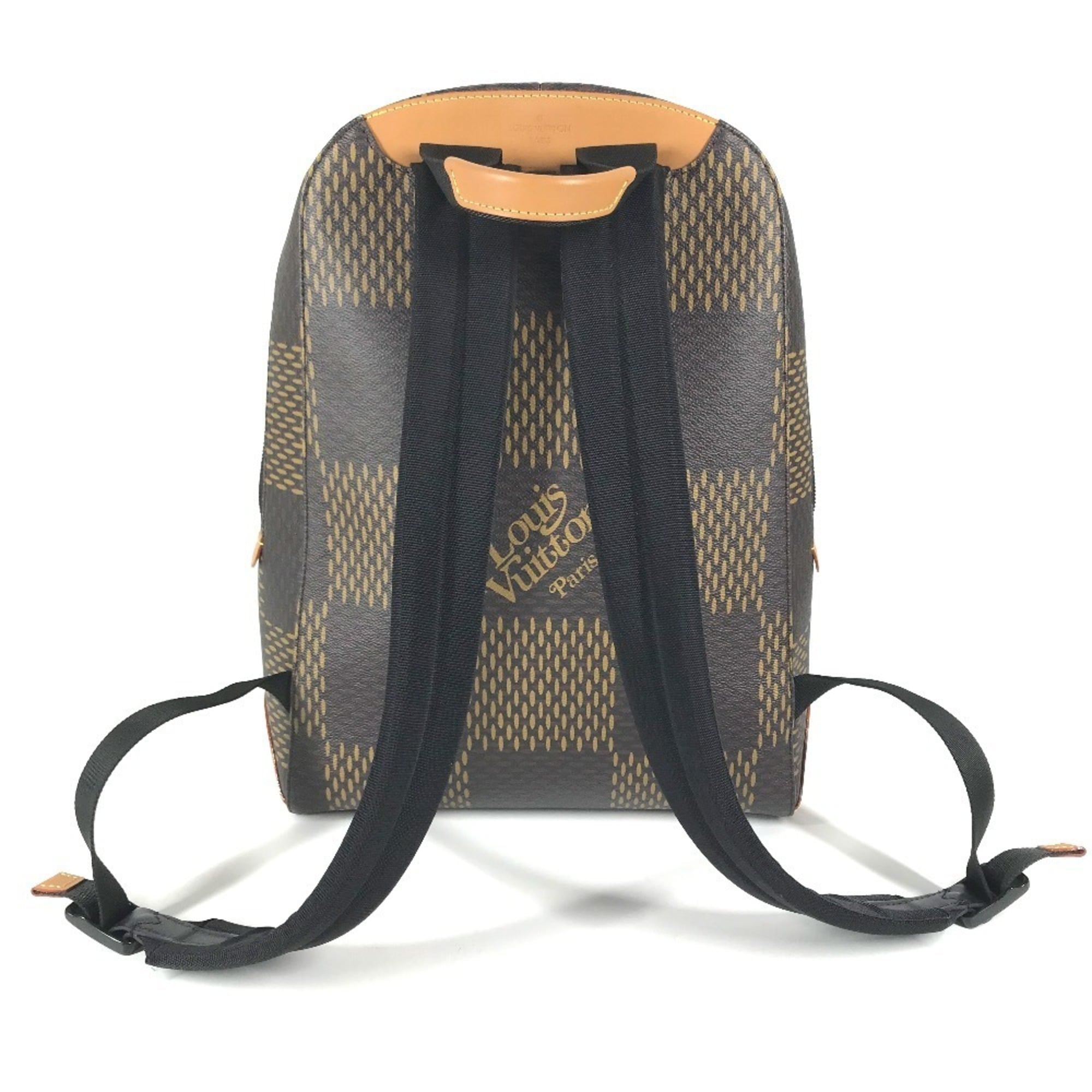 Louis Vuitton Brown Damier Canvas Damier Canvas Backpack (Pre-Owned)
