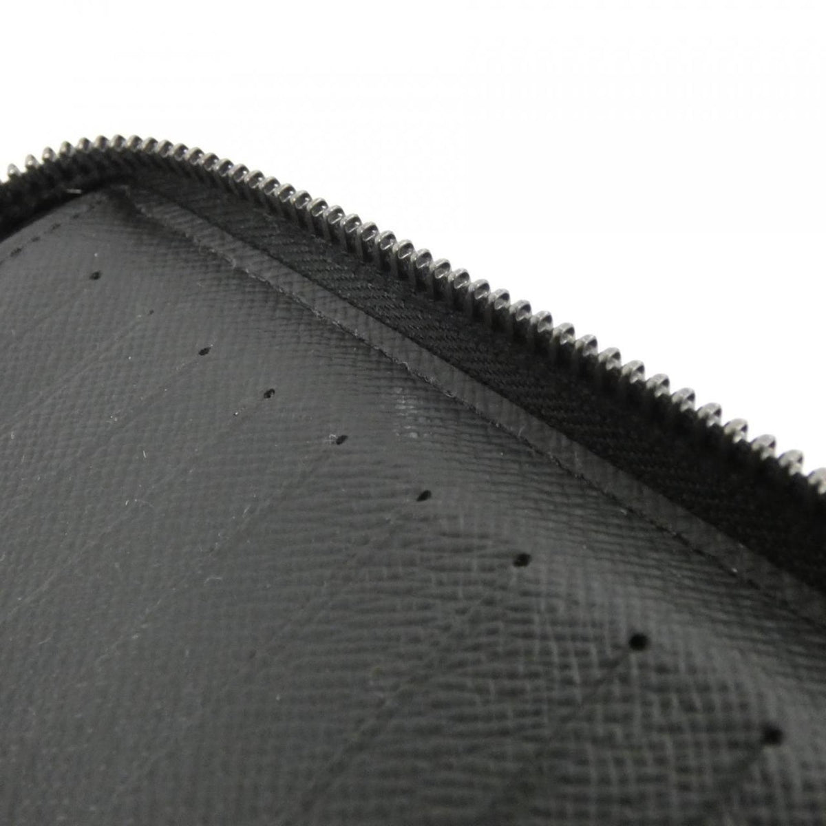 Louis Vuitton Black Coated Canvas Long Wallet (Bi-Fold) (Pre-Owned)