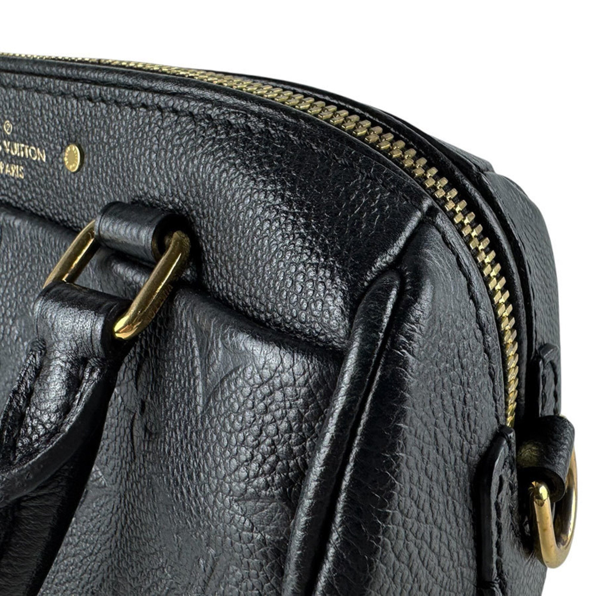 Louis Vuitton Noir Monogram Empreinte Handbag Shoulder Bag (Pre-Owned)