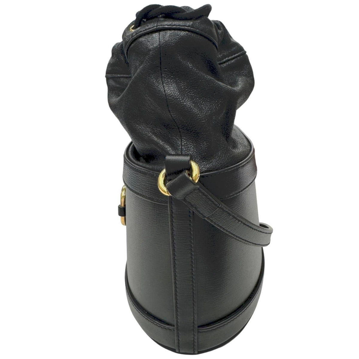 Gucci Black Leather Shoulder Bag (Pre-Owned)