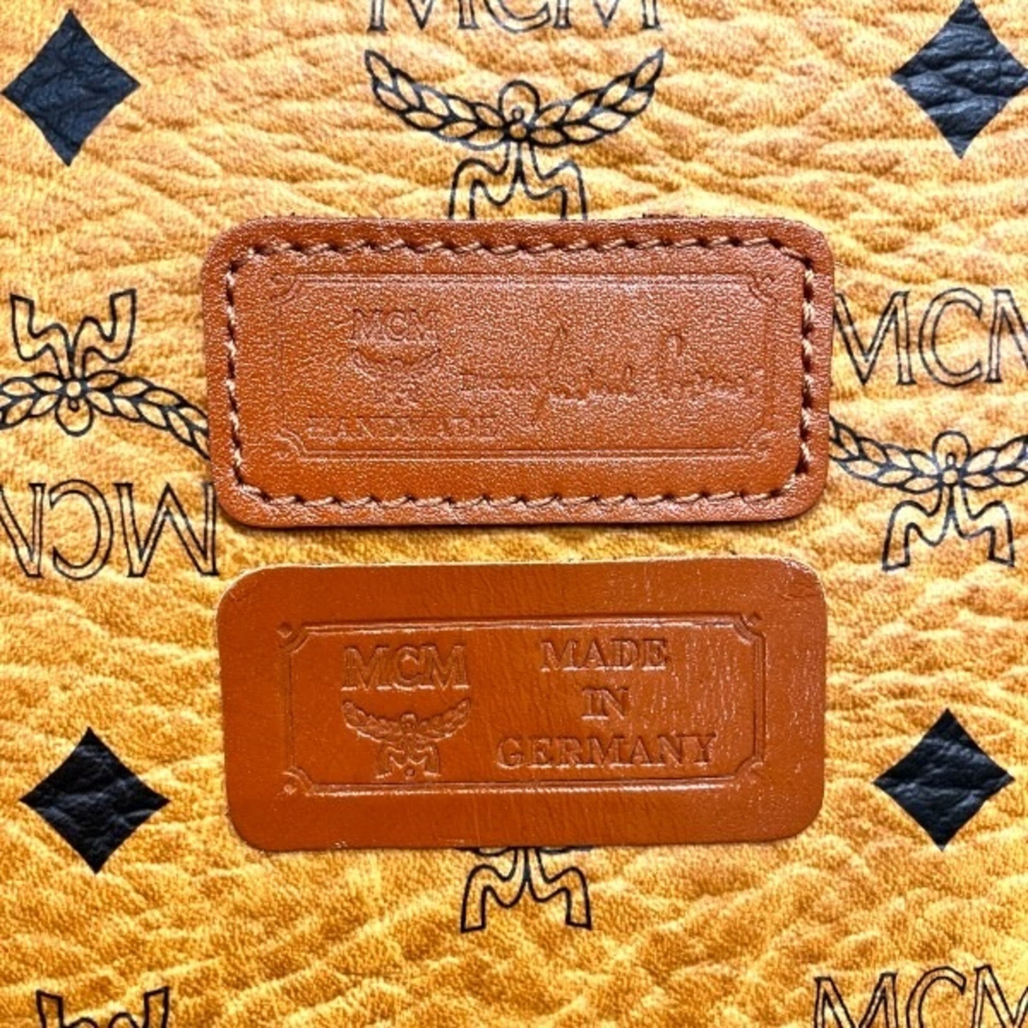 Mcm Camel Leather Tote Bag (Pre-Owned)