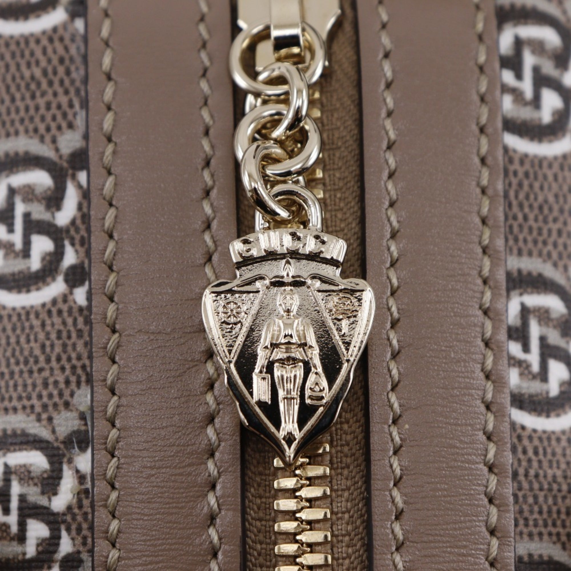 Gucci Brown Pvc Leather Handbag (Pre-Owned)