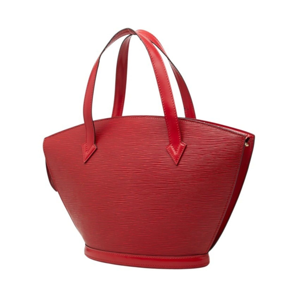 Louis Vuitton Castilian Red Leather Handbag (Pre-Owned)