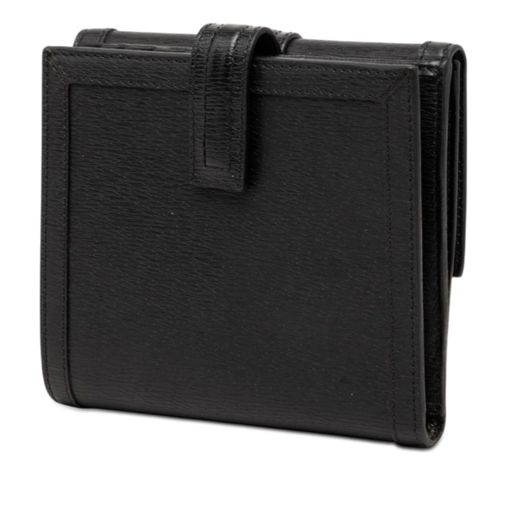 Gucci Black Leather Wallet (Bi-Fold) (Pre-Owned)