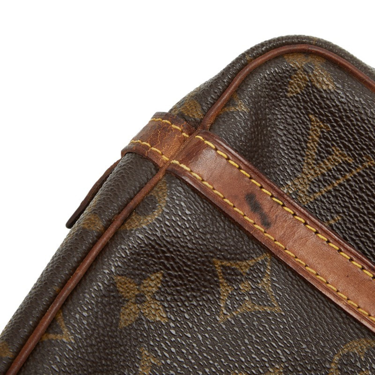 Louis Vuitton Brown Pvc Leather Briefcase (Pre-Owned)