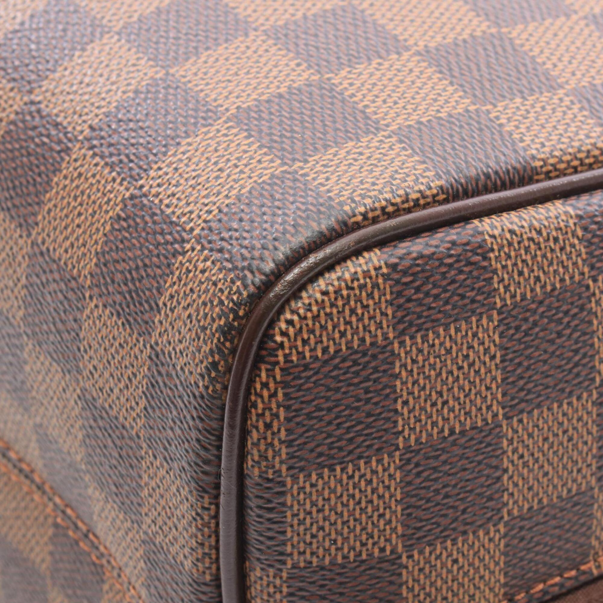 Louis Vuitton Brown Coated Canvas Leather Handbag (Pre-Owned)