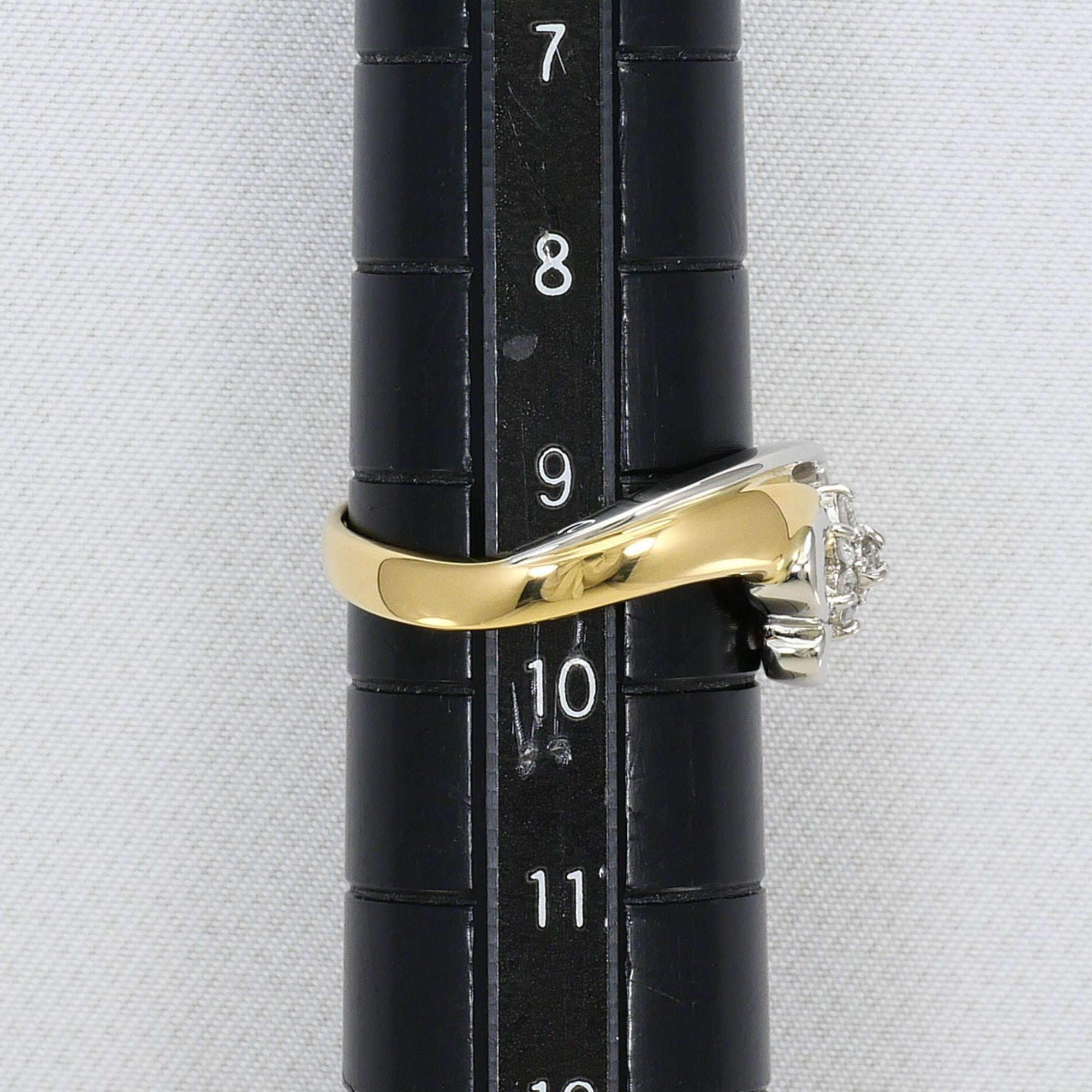Unbranded Platinum Yellow Gold Yellow Gold (18K) Platinum 850 Band Ring (Pre-Owned)