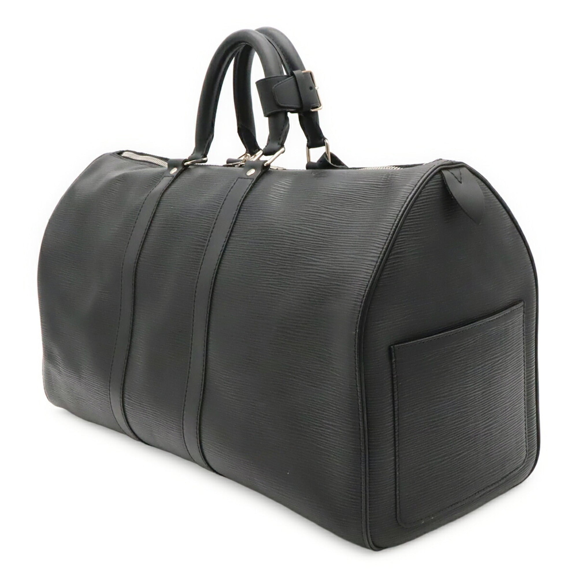 Louis Vuitton Black Noir Epi Leather Boston Bag (Pre-Owned)