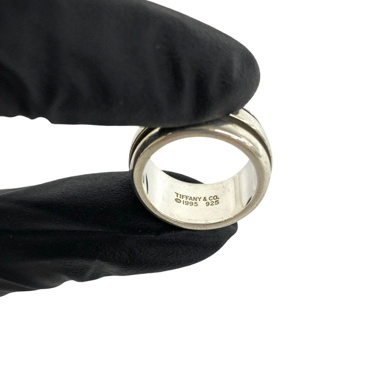 Tiffany Silver Silver 925 Band Ring (Pre-Owned)