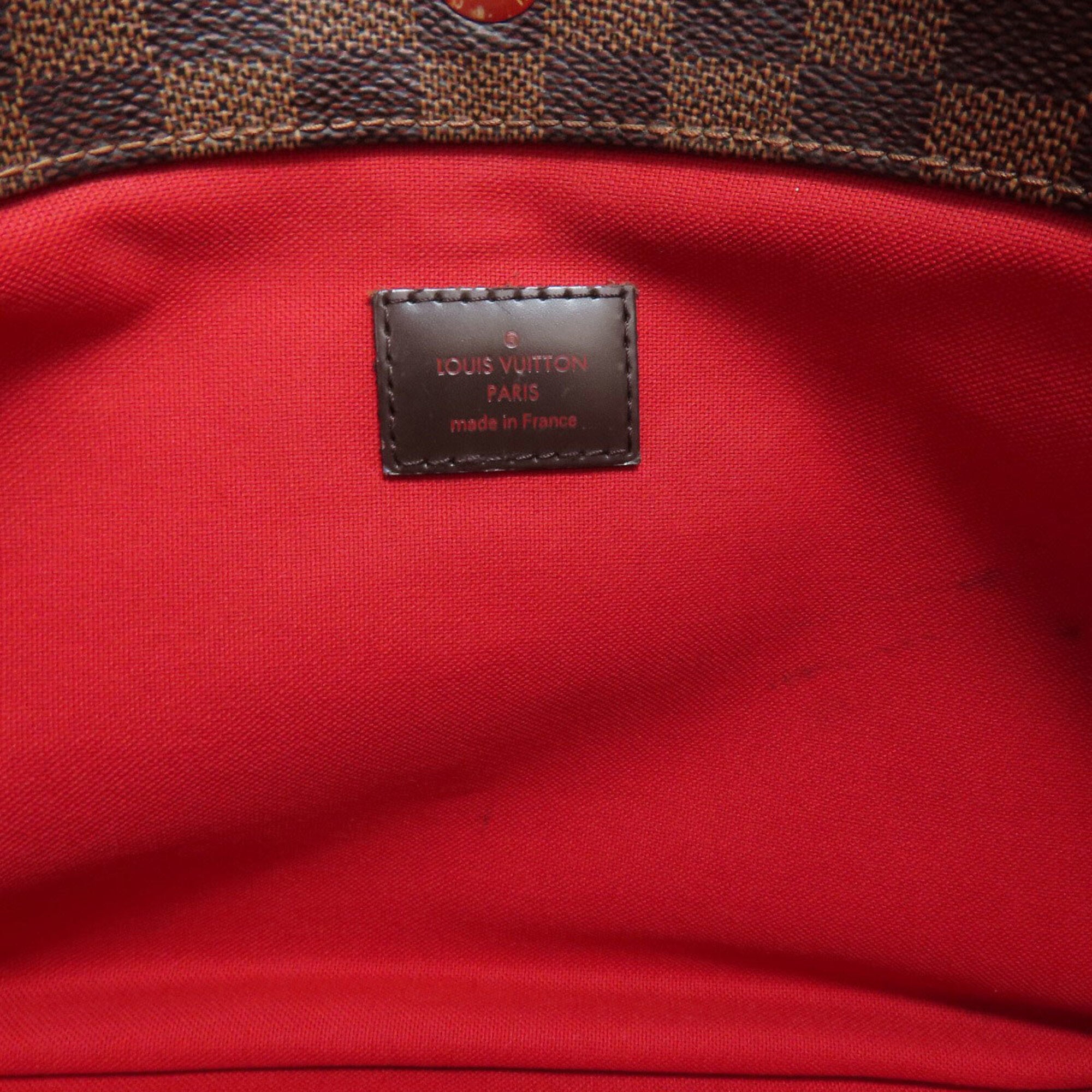 Louis Vuitton Damier Damier Canvas Ebene Damier Canvas Shoulder Bag (Pre-Owned)