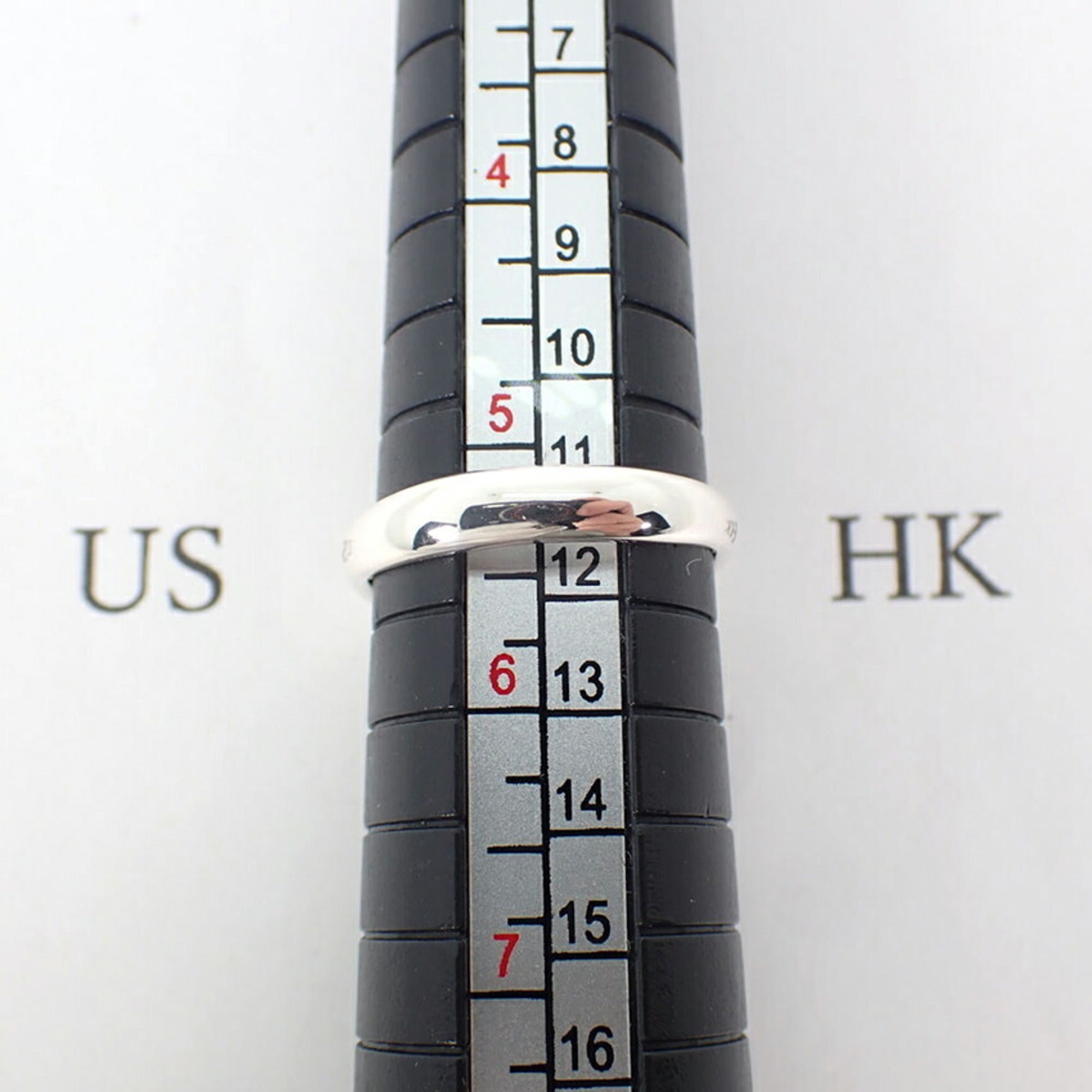 Tiffany Sterling Silver 925 Band Ring (Pre-Owned)